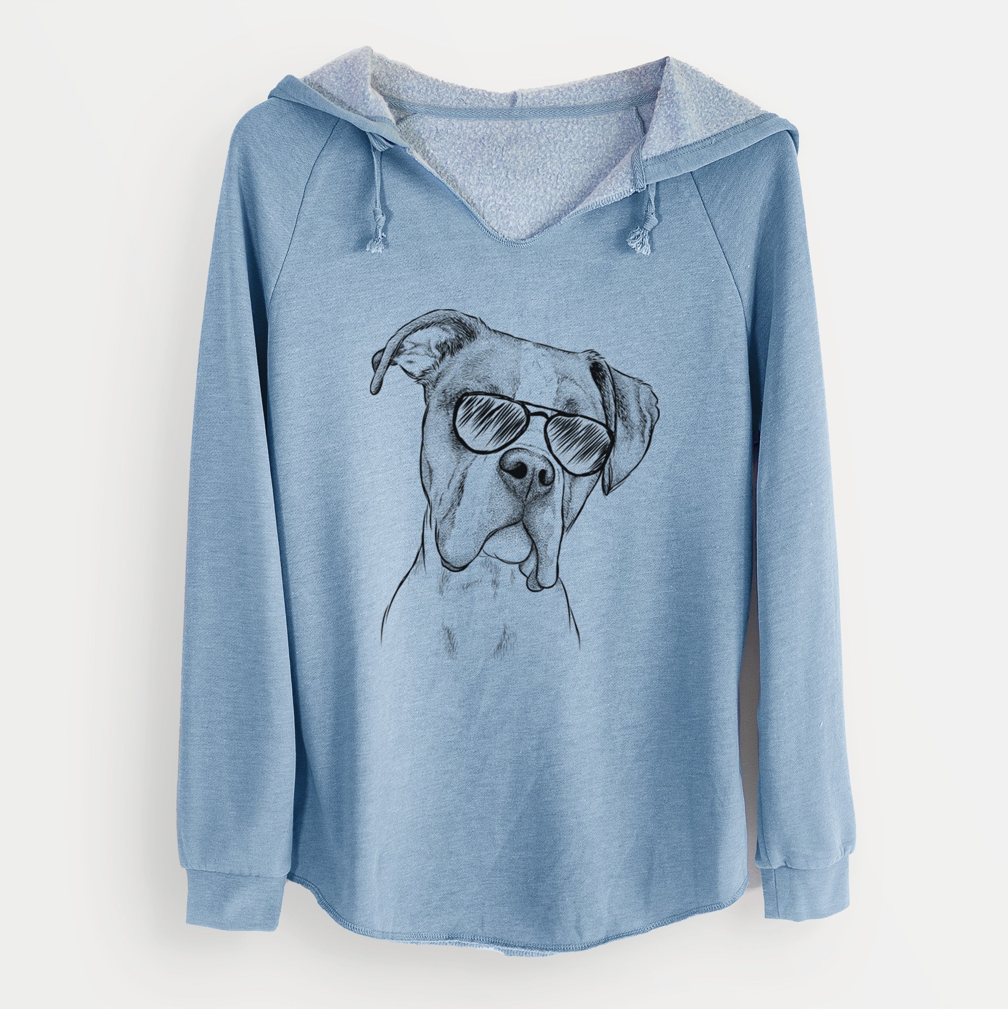 Aviator Winston the Boxer - Cali Wave Hooded Sweatshirt