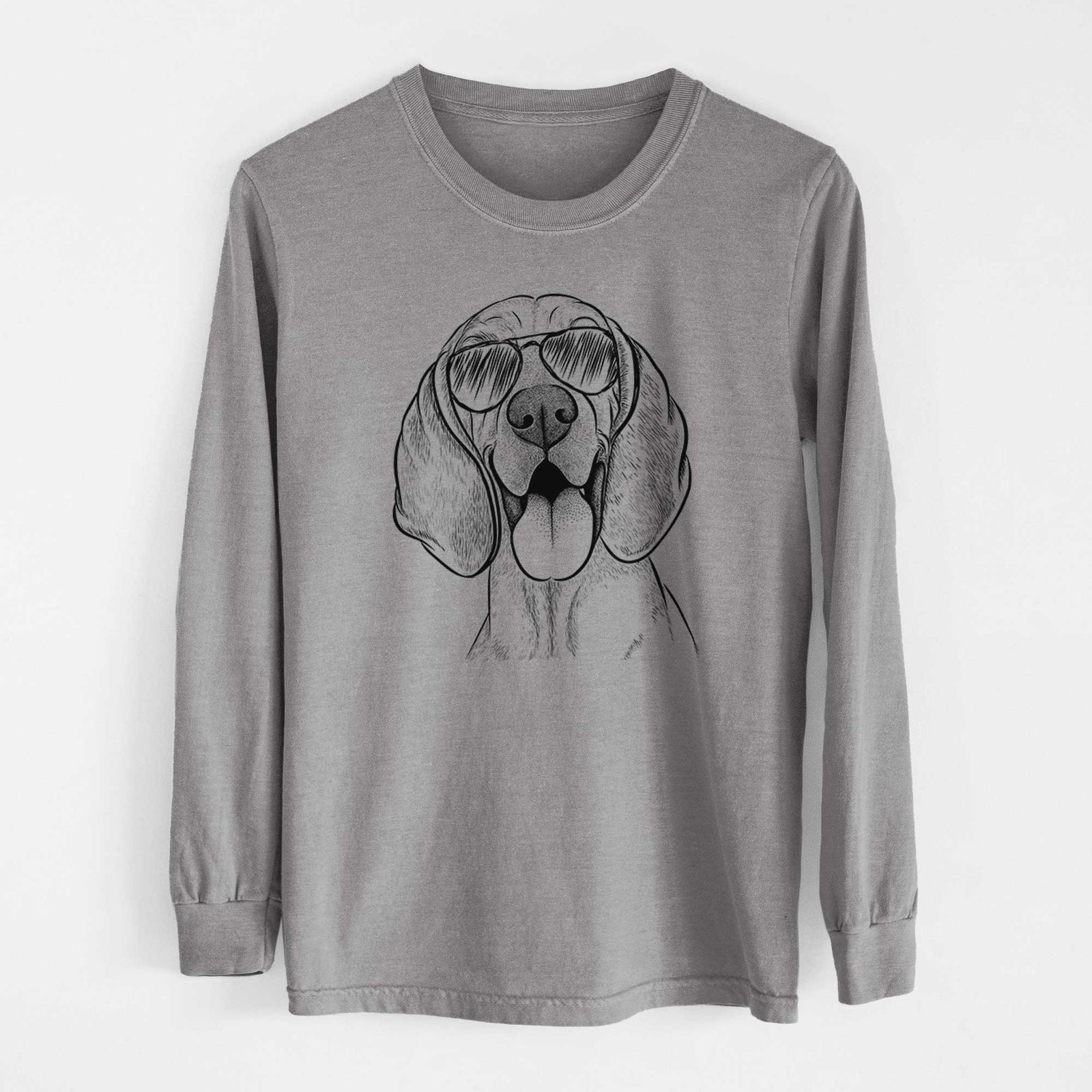 Aviators Winston the Redbone Coonhound - Heavyweight 100% Cotton Long Sleeve