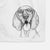 Winston the Redbone Coonhound Decorative Hand Towel