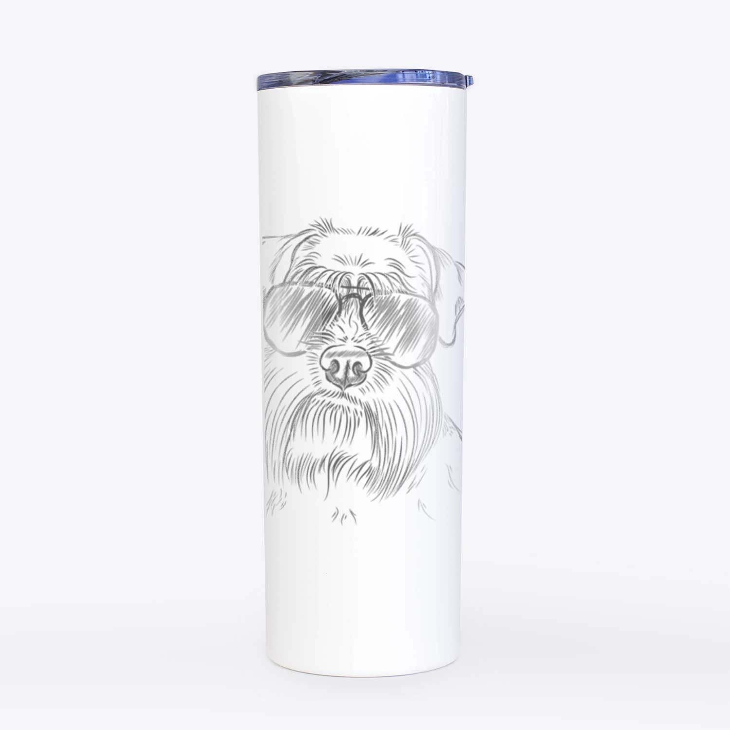 Wrigley the Schnauzer - 20oz Skinny Tumbler