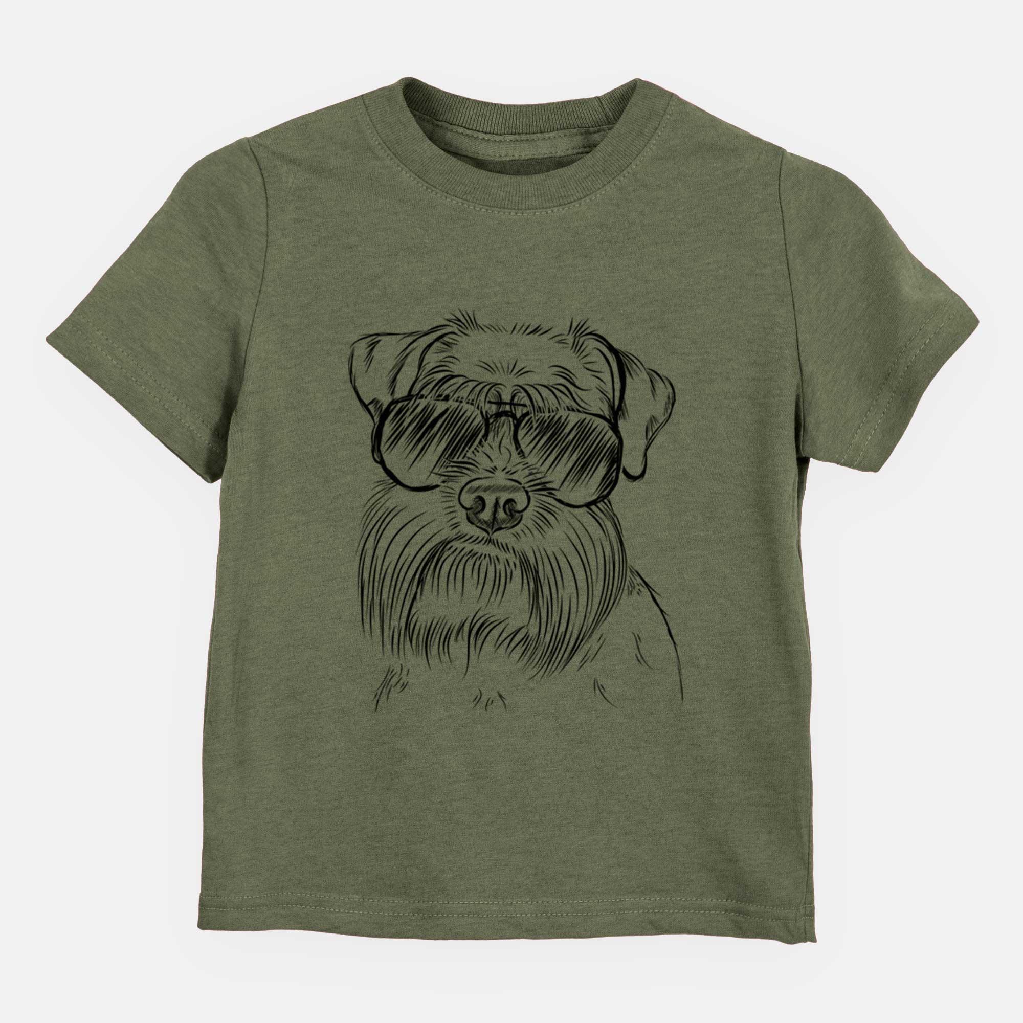 Aviator Wrigley the Schnauzer - Kids/Youth/Toddler Shirt