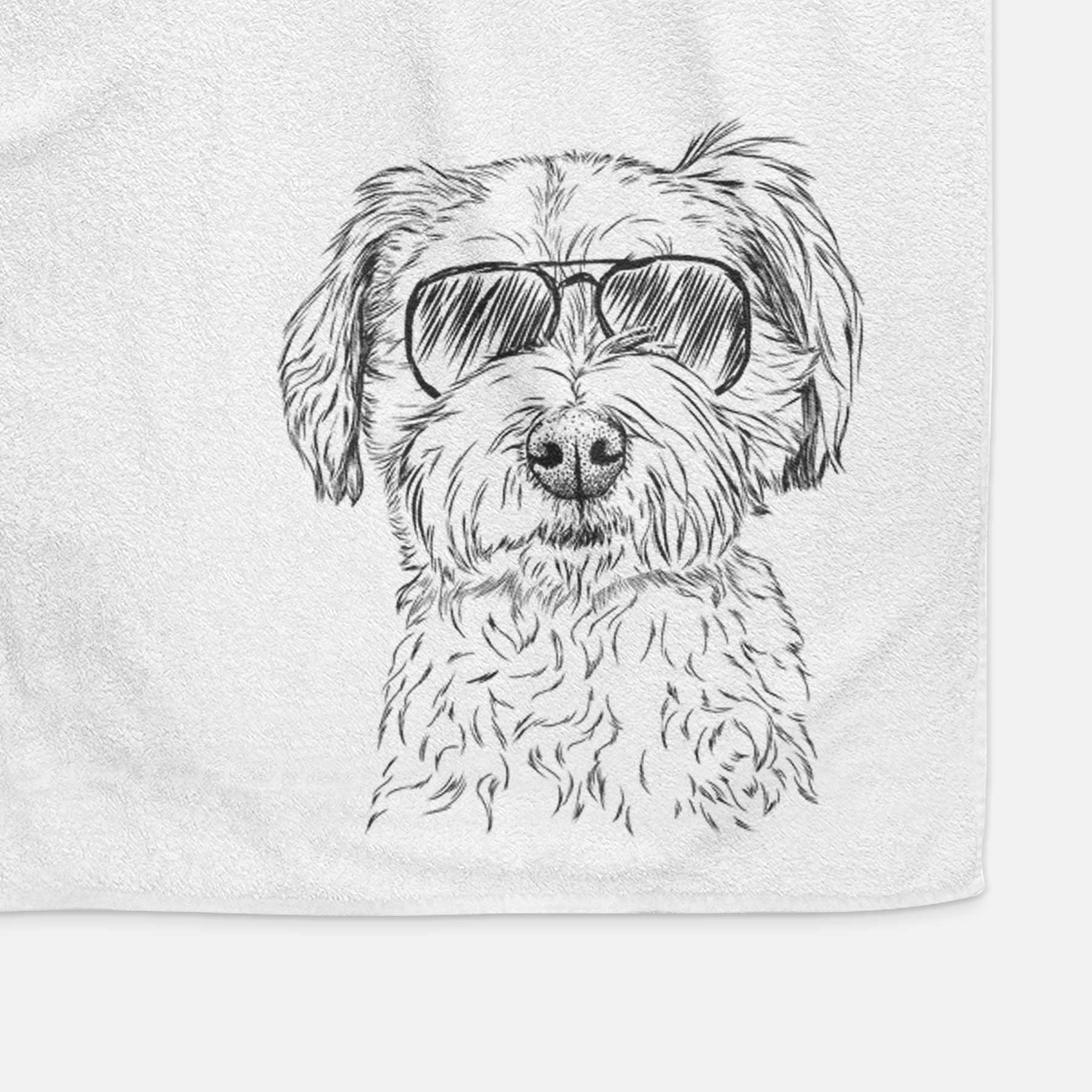 Wyatt the Coton de Tulear Decorative Hand Towel