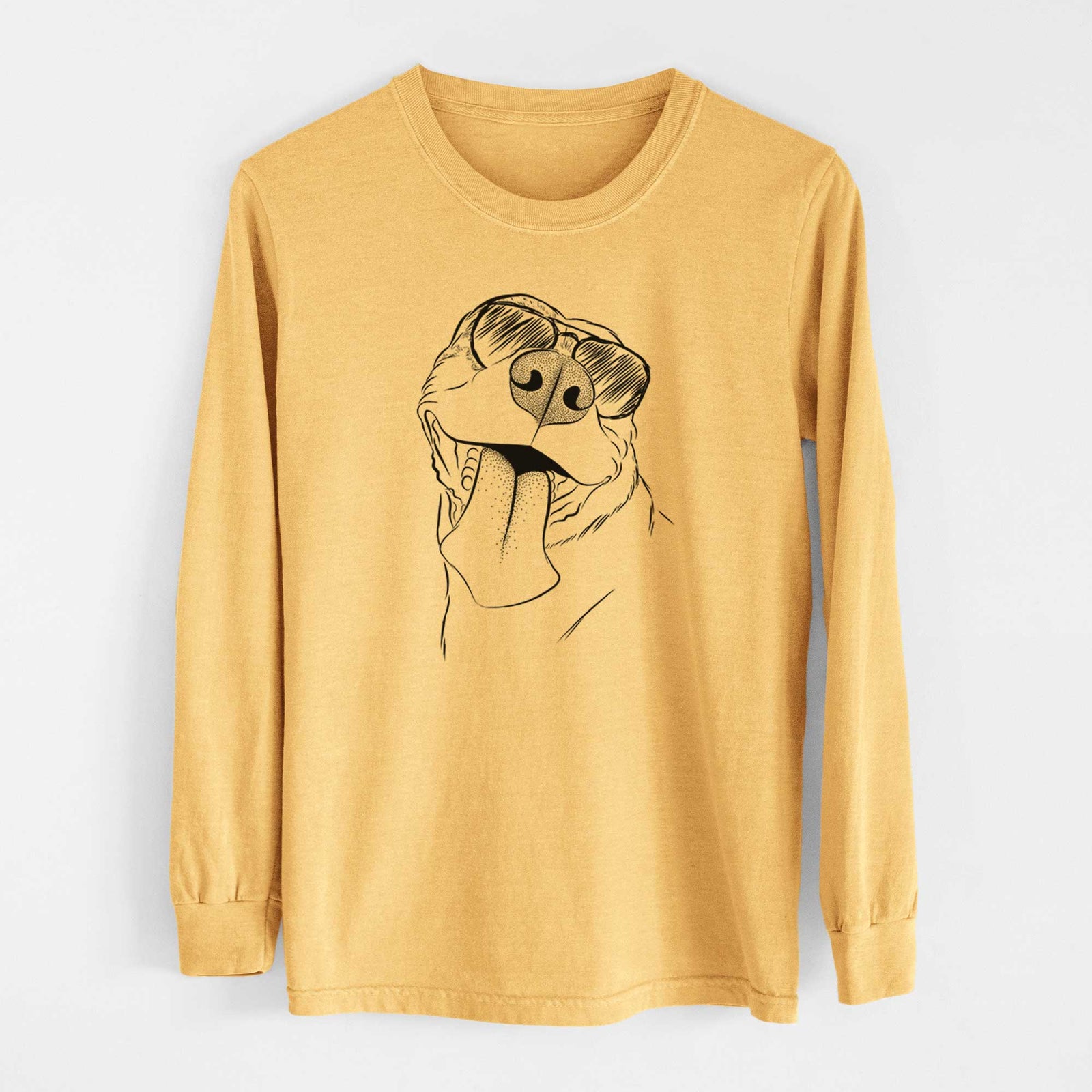 Aviators Xena the American Staffordshire Terrier - Heavyweight 100% Cotton Long Sleeve