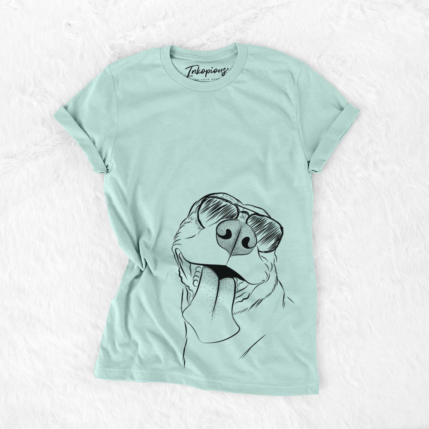 Aviator Xena the American Staffordshire Terrier - Unisex Crewneck