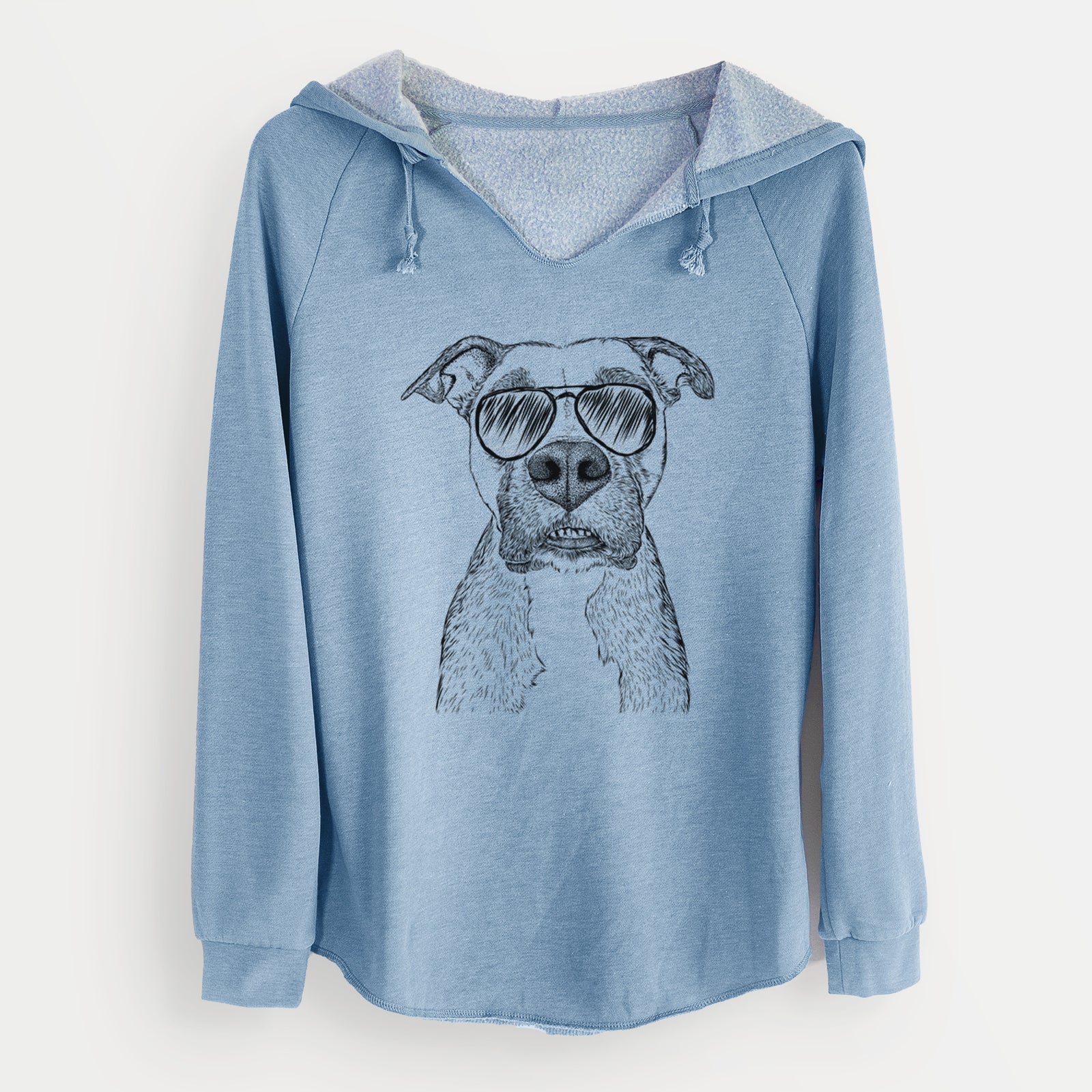 Aviator Xena the Mixed Breed - Cali Wave Hooded Sweatshirt