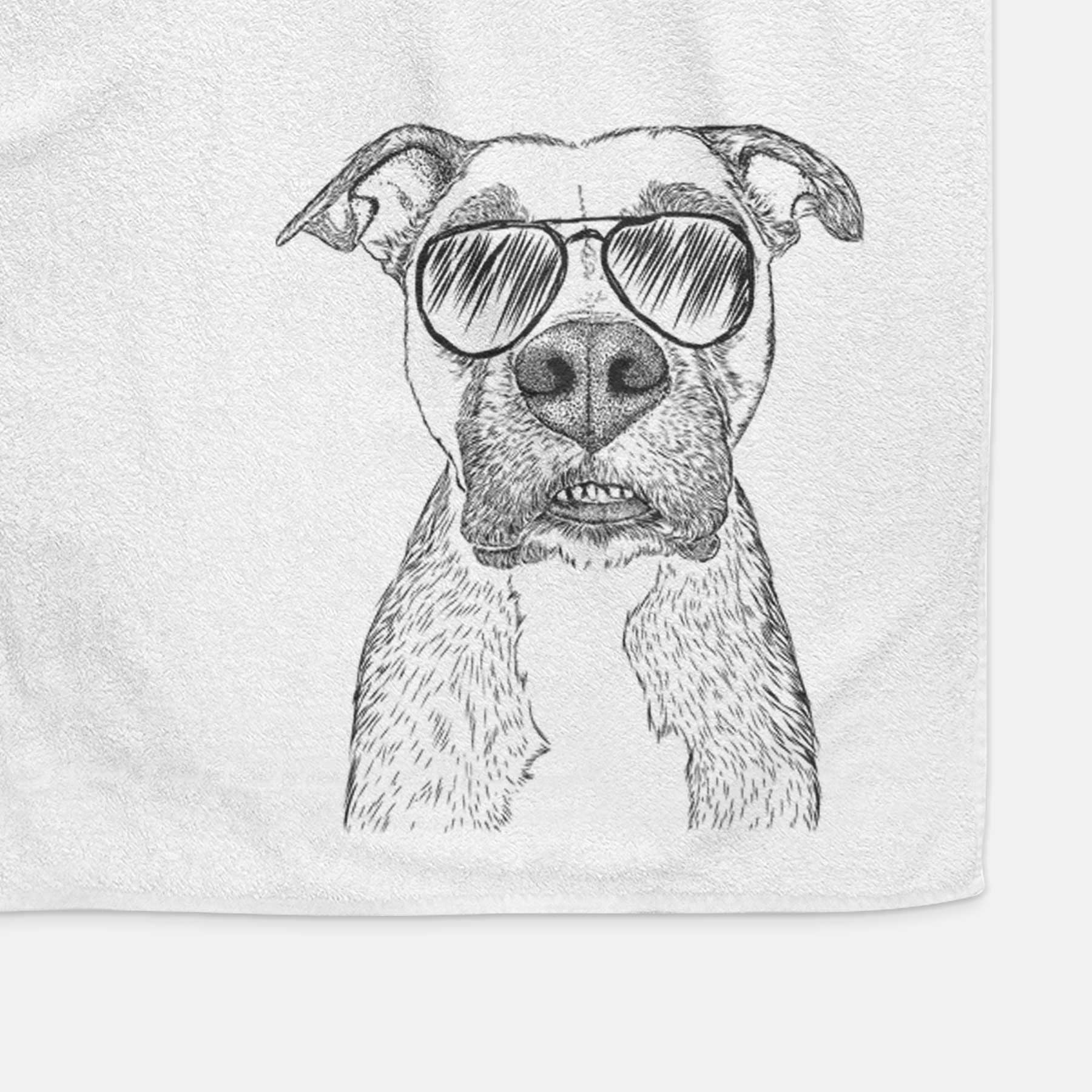 Xena the Mixed Breed Decorative Hand Towel