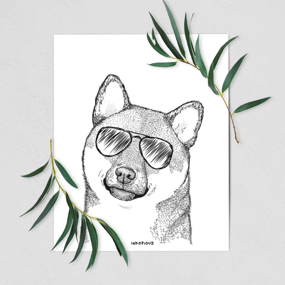 Yakuza the Shiba Inu Art Print