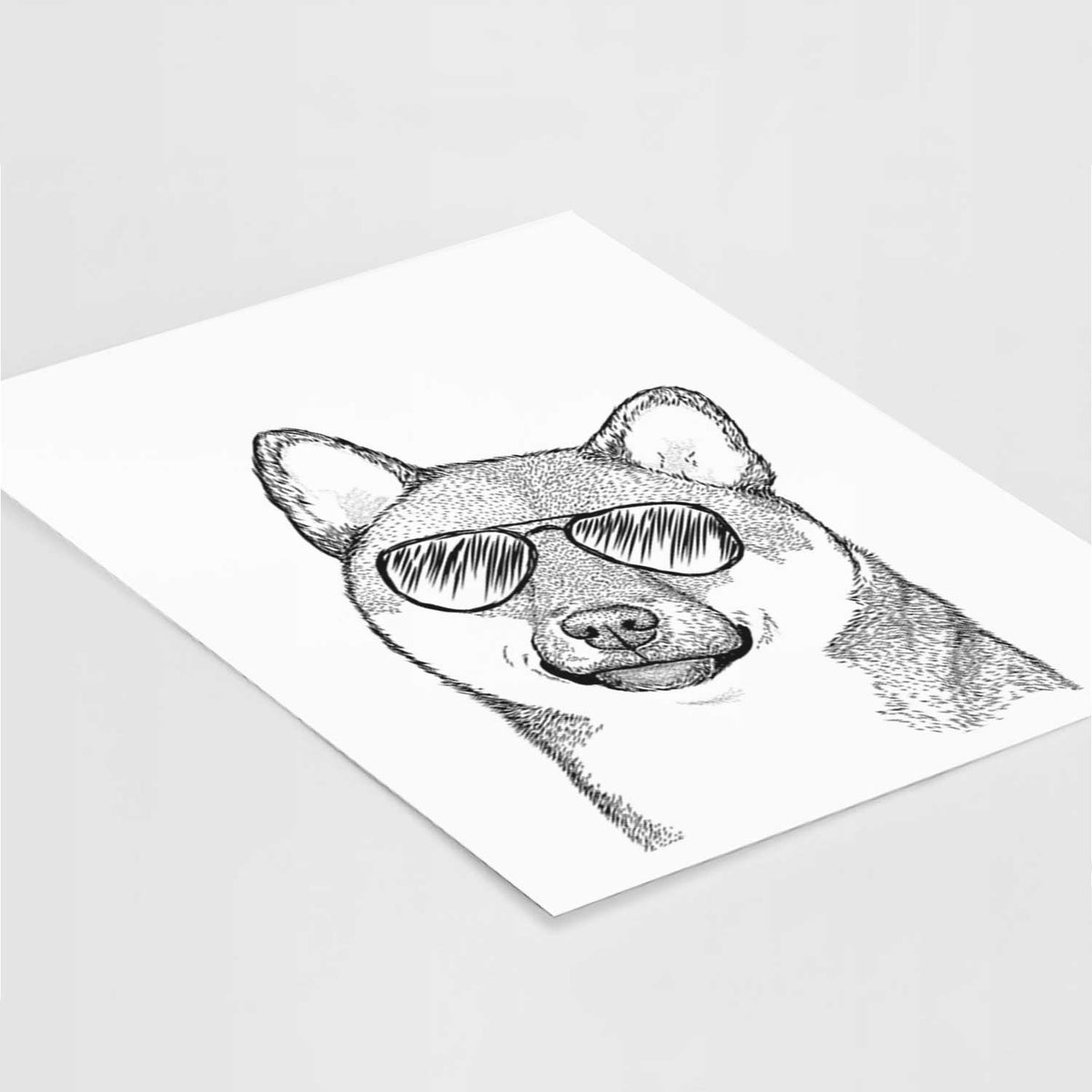 Yakuza the Shiba Inu Art Print