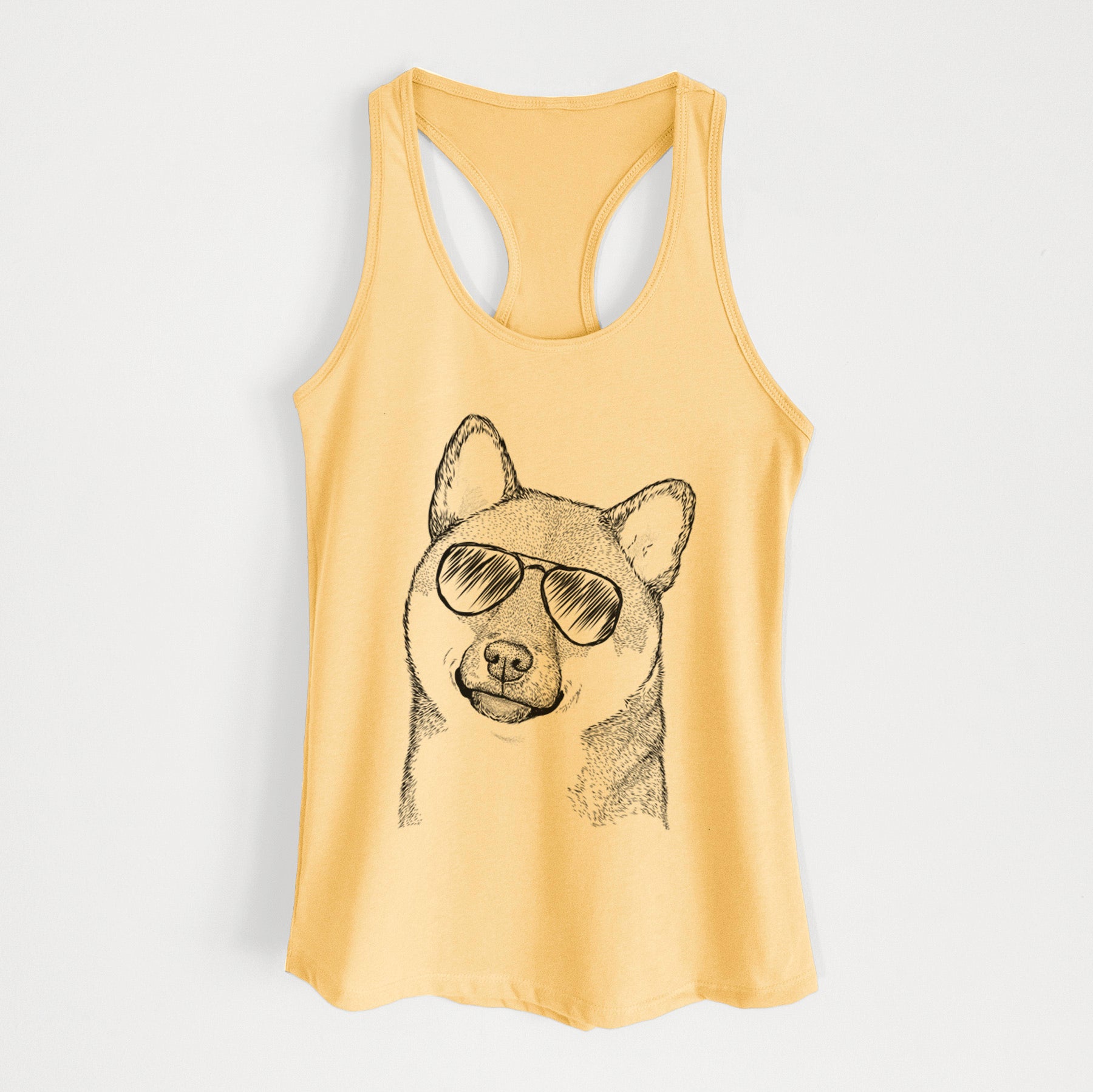 Yakuza the Shiba Inu - Women's Racerback Tanktop