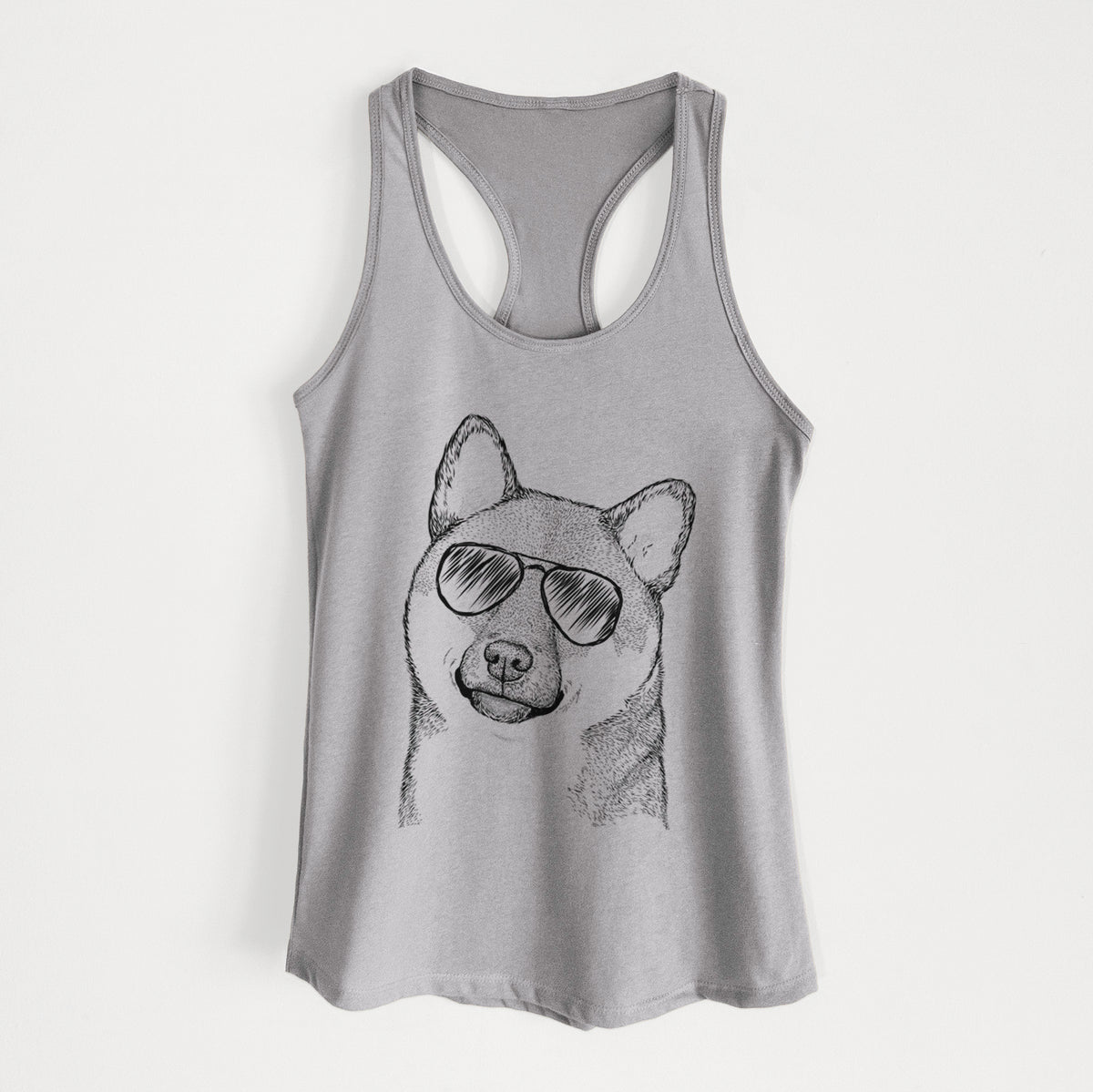 Yakuza the Shiba Inu - Women's Racerback Tanktop