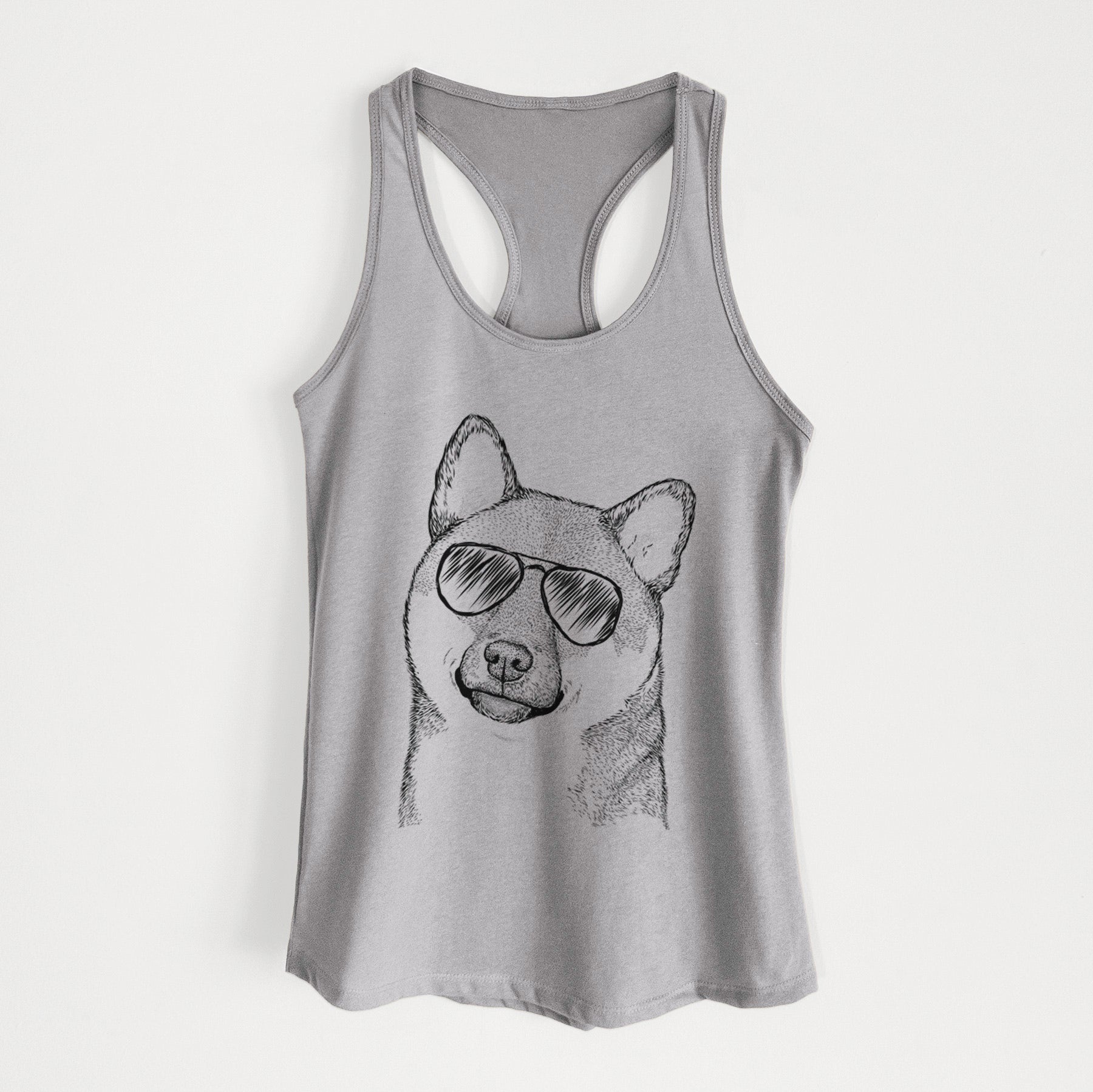 Yakuza the Shiba Inu - Women's Racerback Tanktop