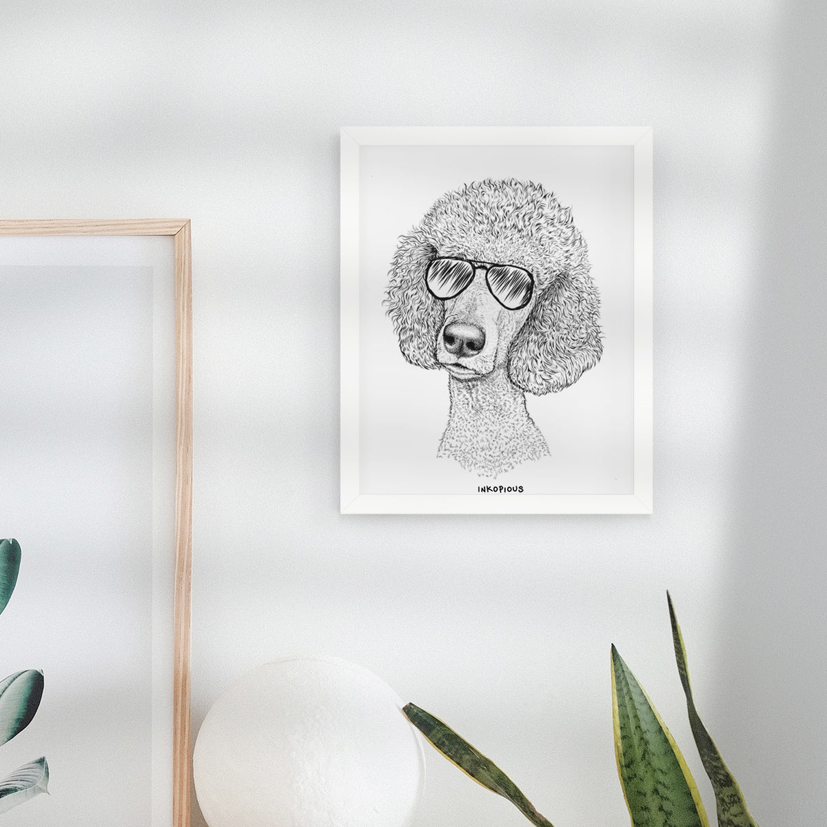 Yuki the Poodle Art Print