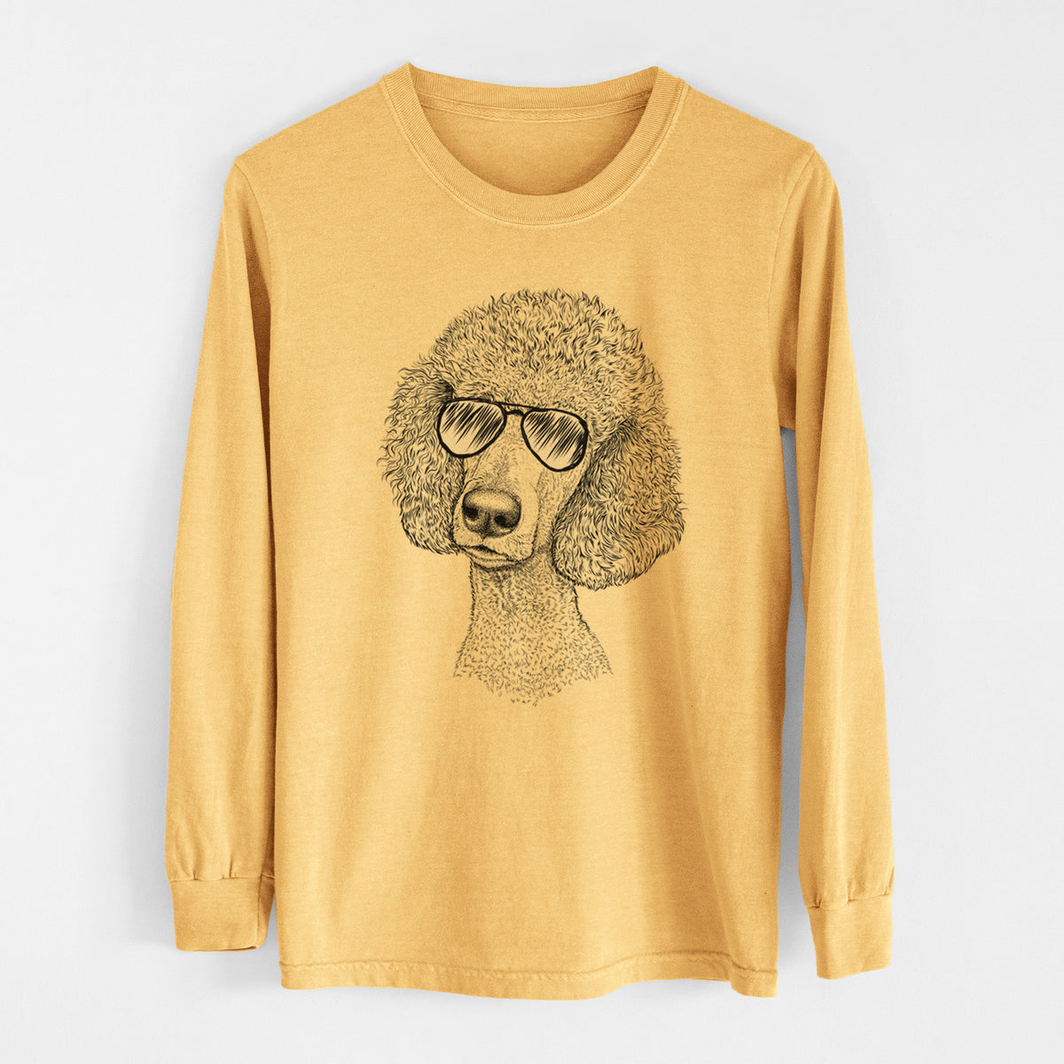 Aviators Yuki the Poodle - Heavyweight 100% Cotton Long Sleeve