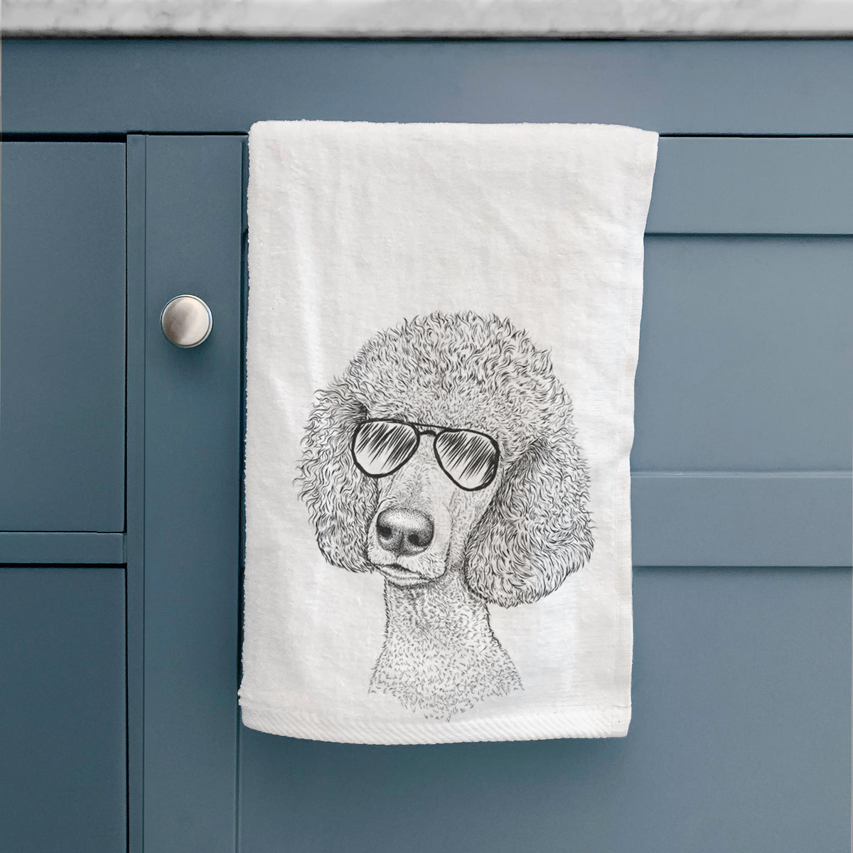 Yuki the Poodle Decorative Hand Towel