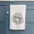 Yuki the Poodle Decorative Hand Towel