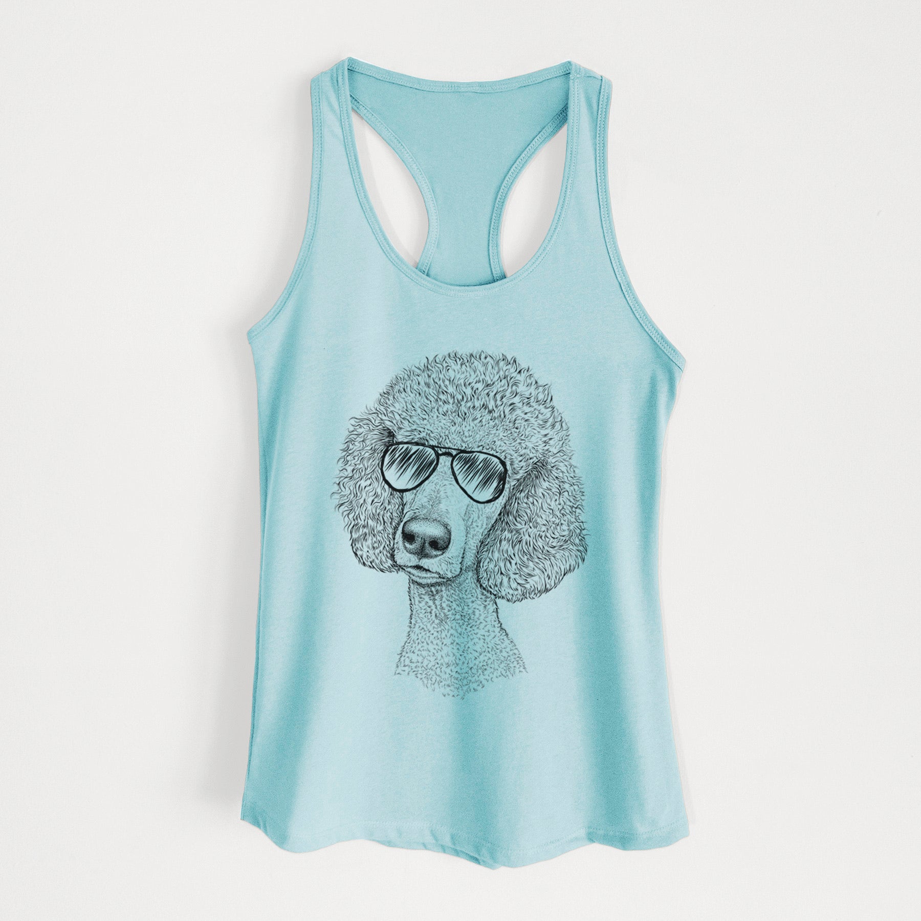 Yuki the Poodle - Women's Racerback Tanktop