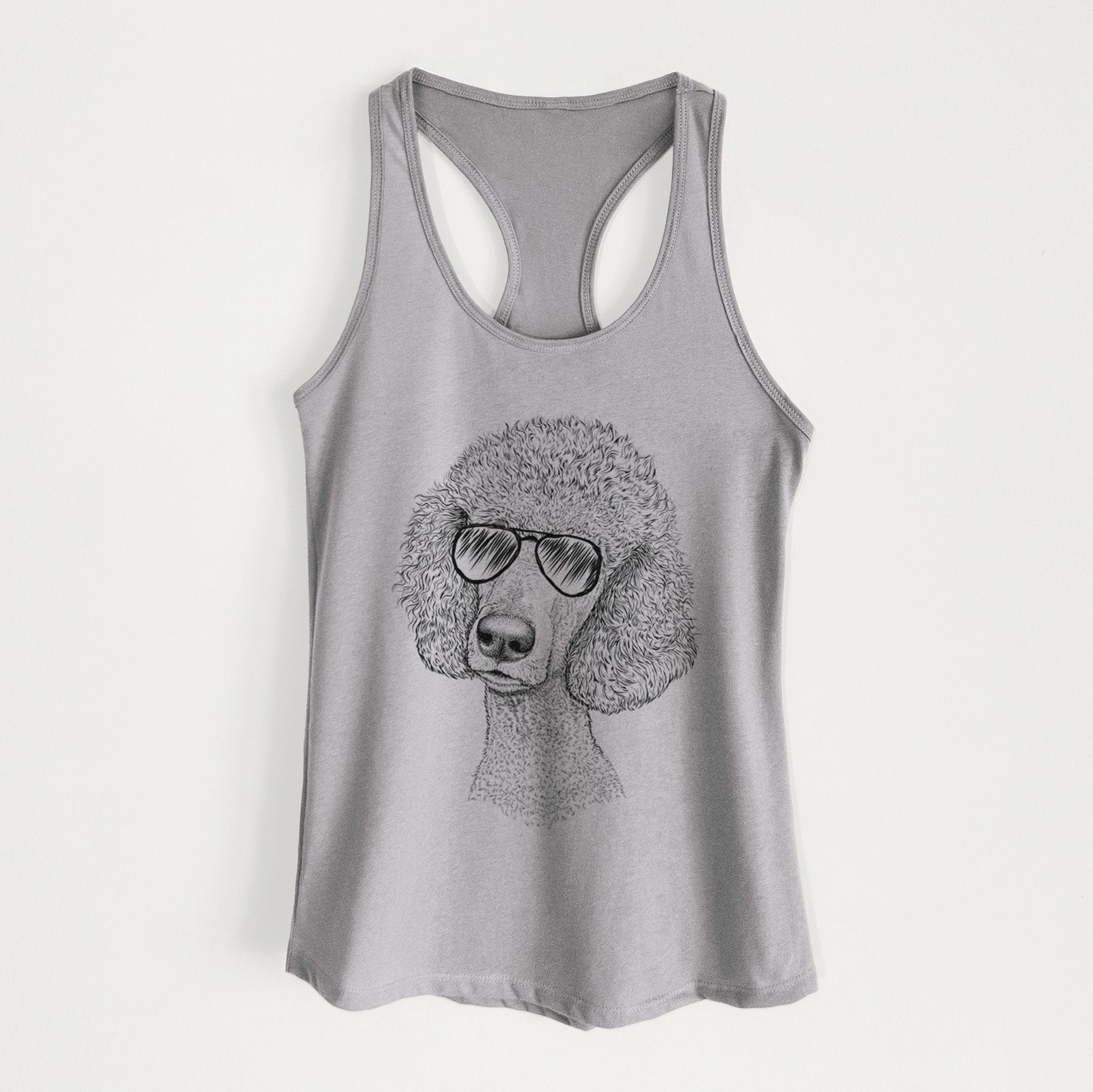 Yuki the Poodle - Women's Racerback Tanktop