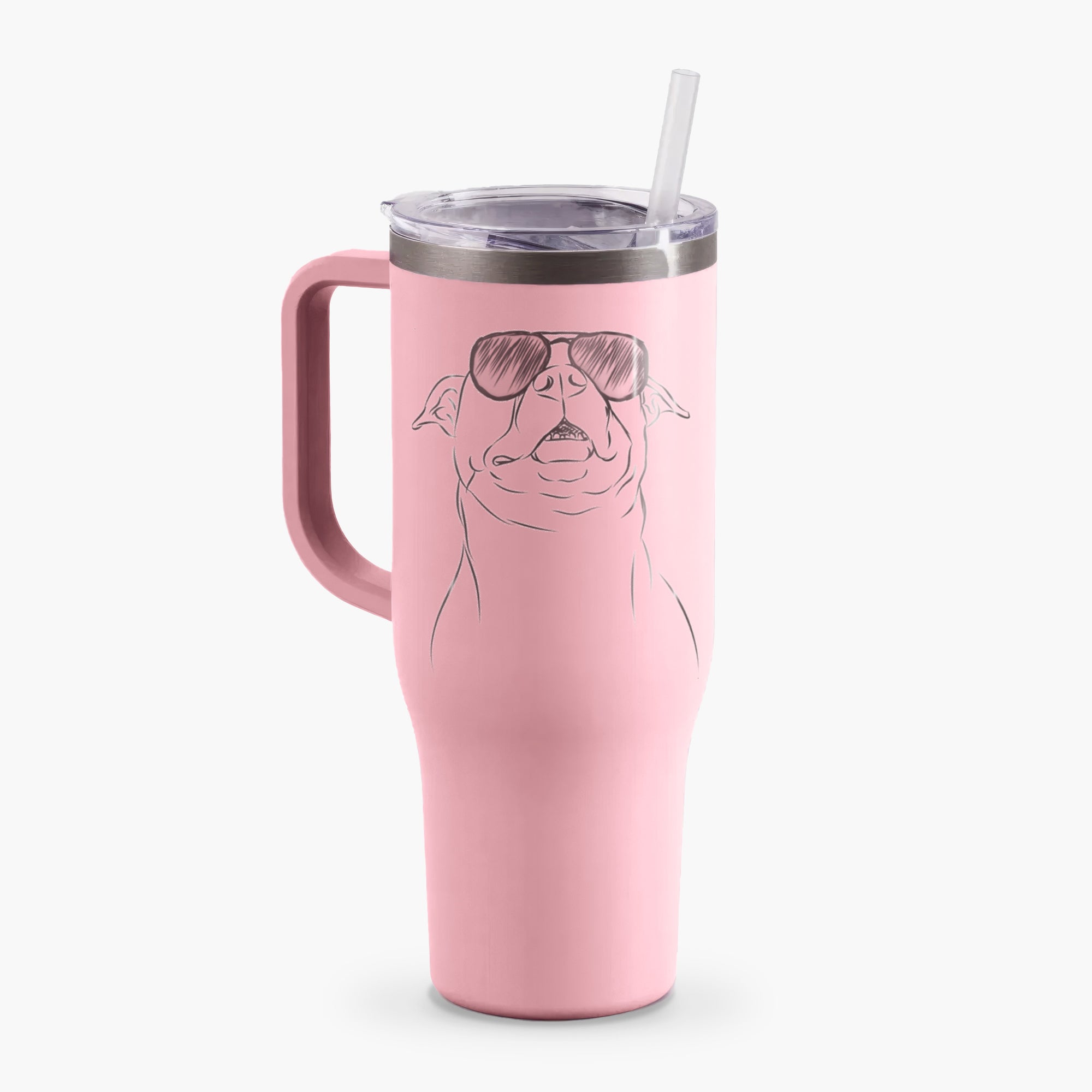 Zada the Pitbull - 40oz Tumbler with Handle