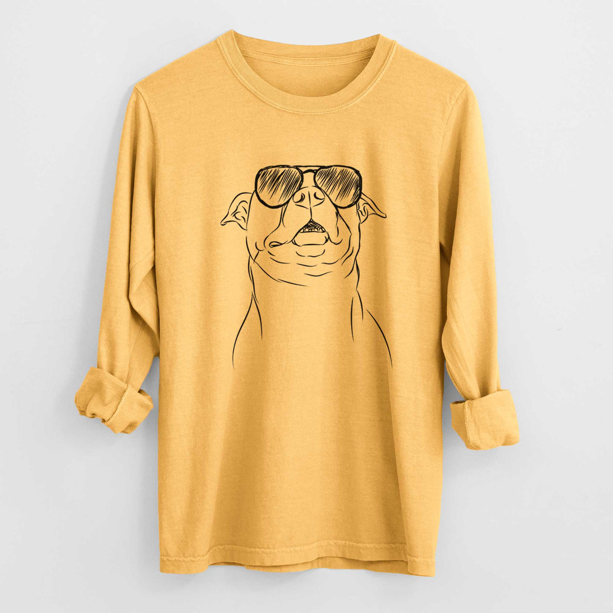 Aviators Zada the Pitbull - Heavyweight 100% Cotton Long Sleeve