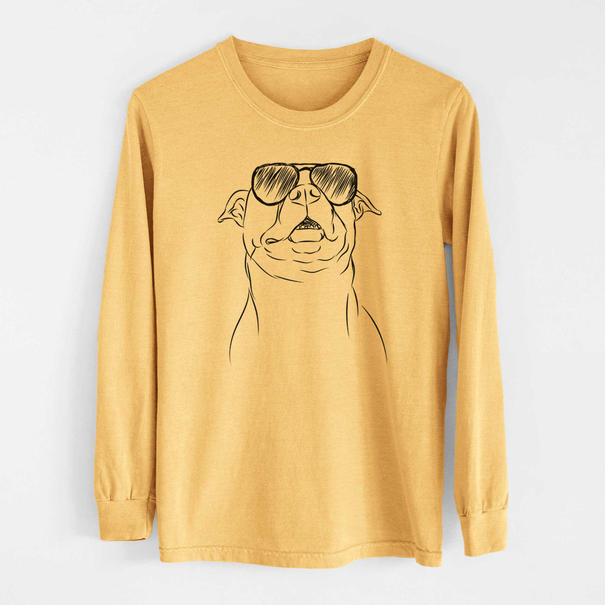 Aviators Zada the Pitbull - Heavyweight 100% Cotton Long Sleeve