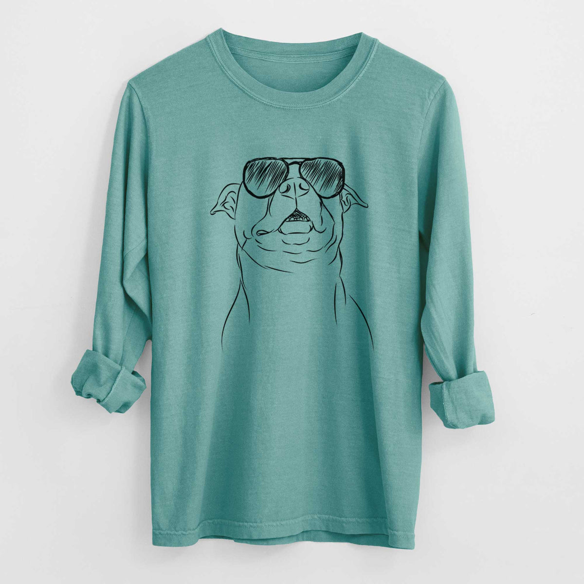 Aviators Zada the Pitbull - Heavyweight 100% Cotton Long Sleeve