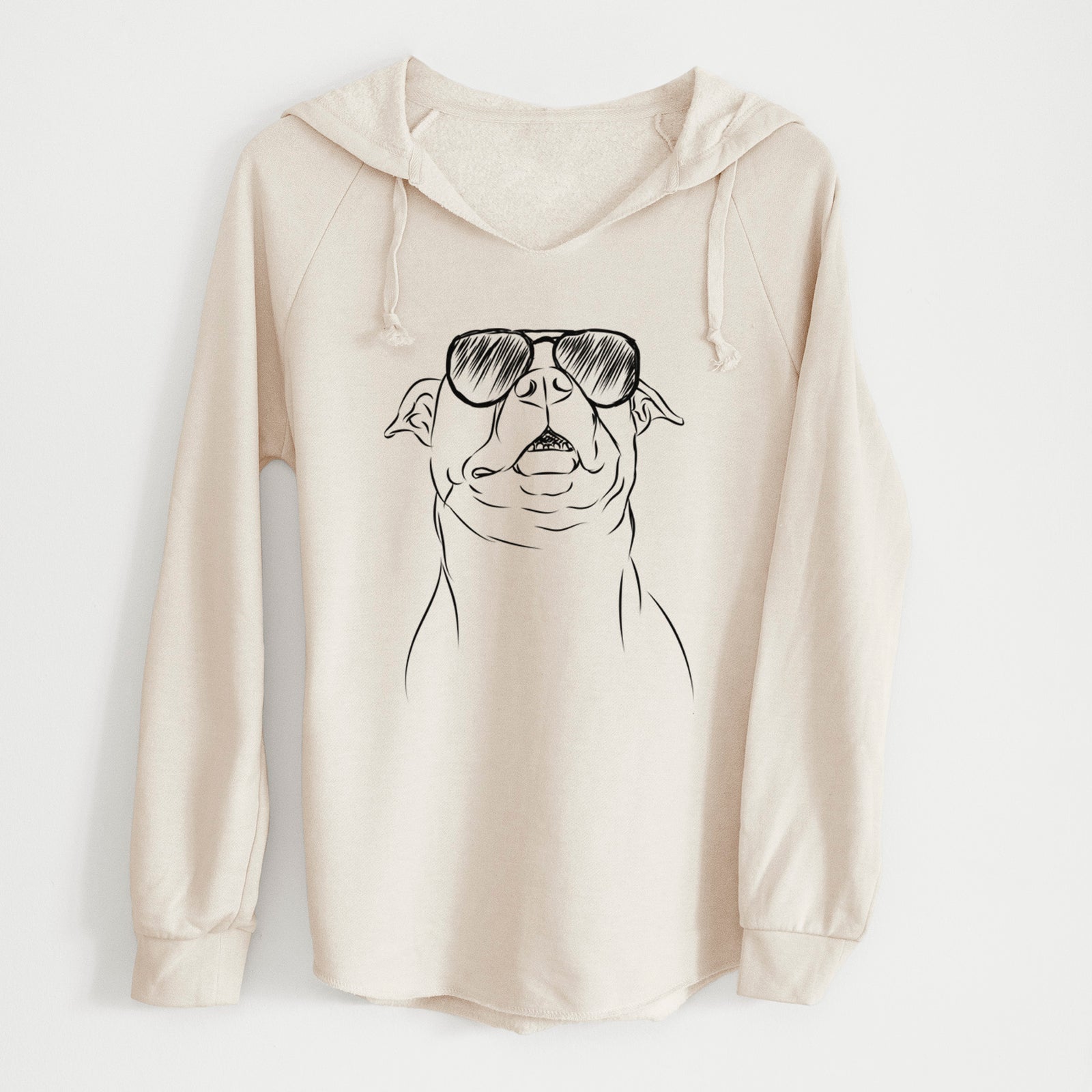 Aviator Zada the Pitbull - Cali Wave Hooded Sweatshirt