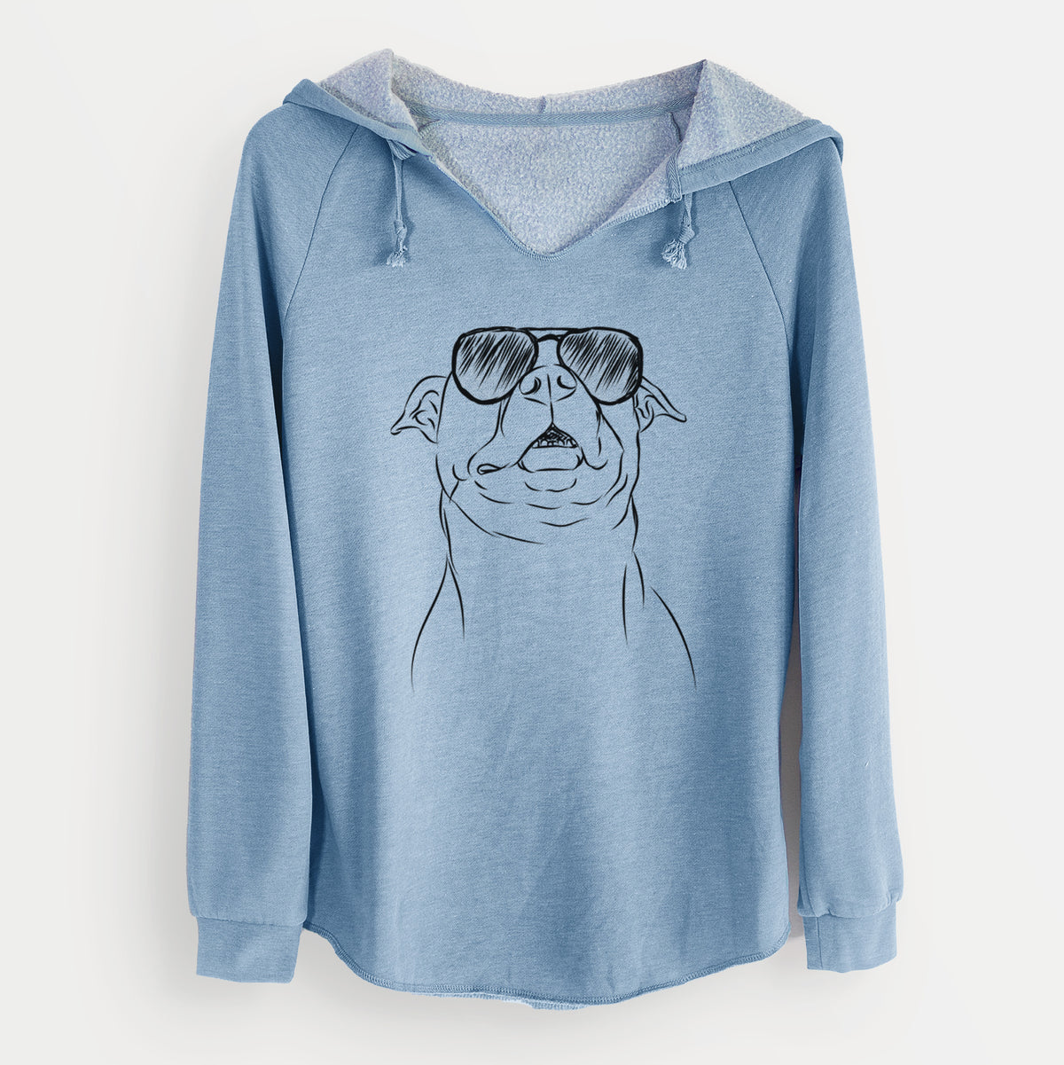 Aviator Zada the Pitbull - Cali Wave Hooded Sweatshirt