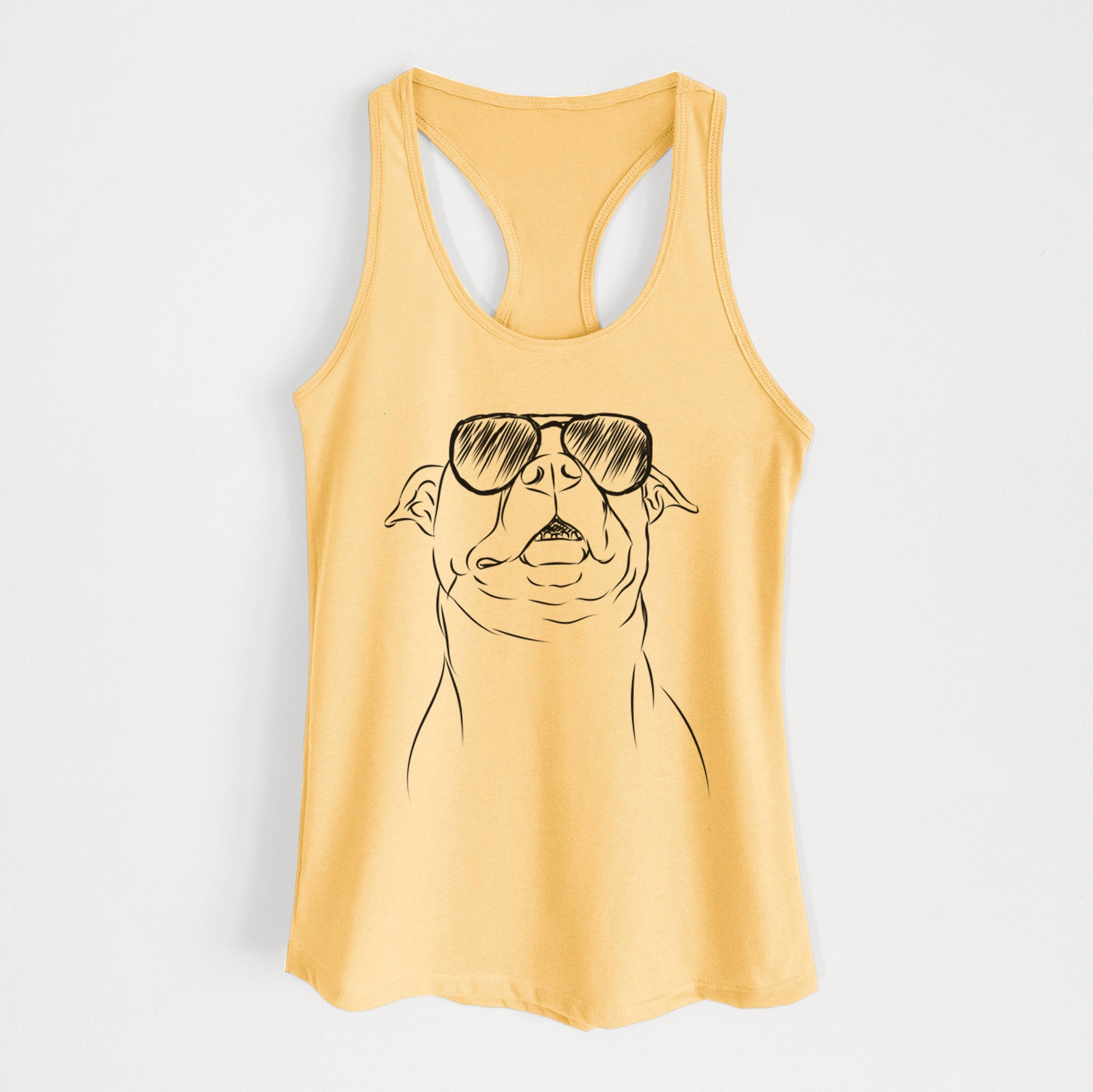 Zada the Pitbull - Women's Racerback Tanktop