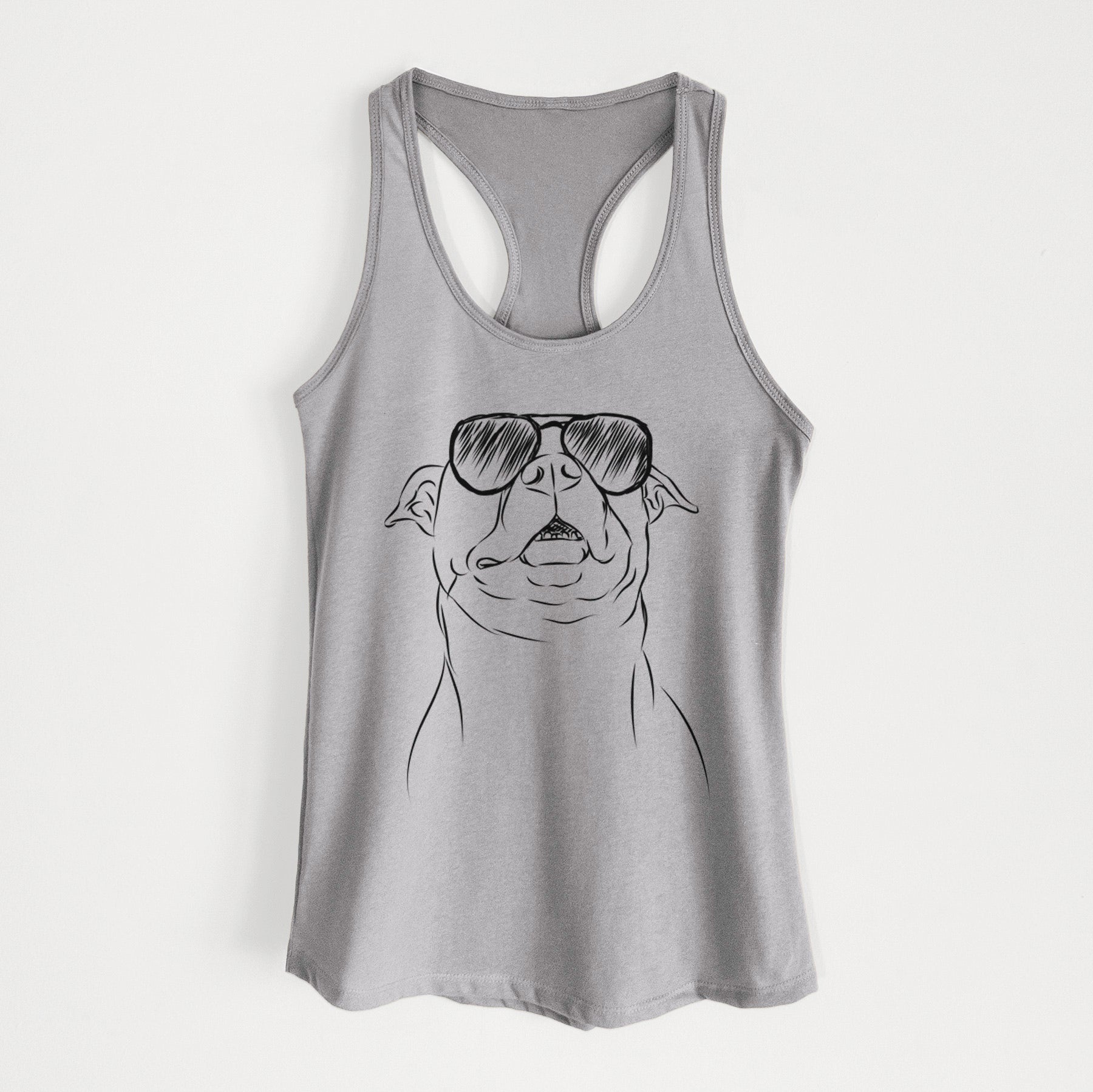Zada the Pitbull - Women's Racerback Tanktop