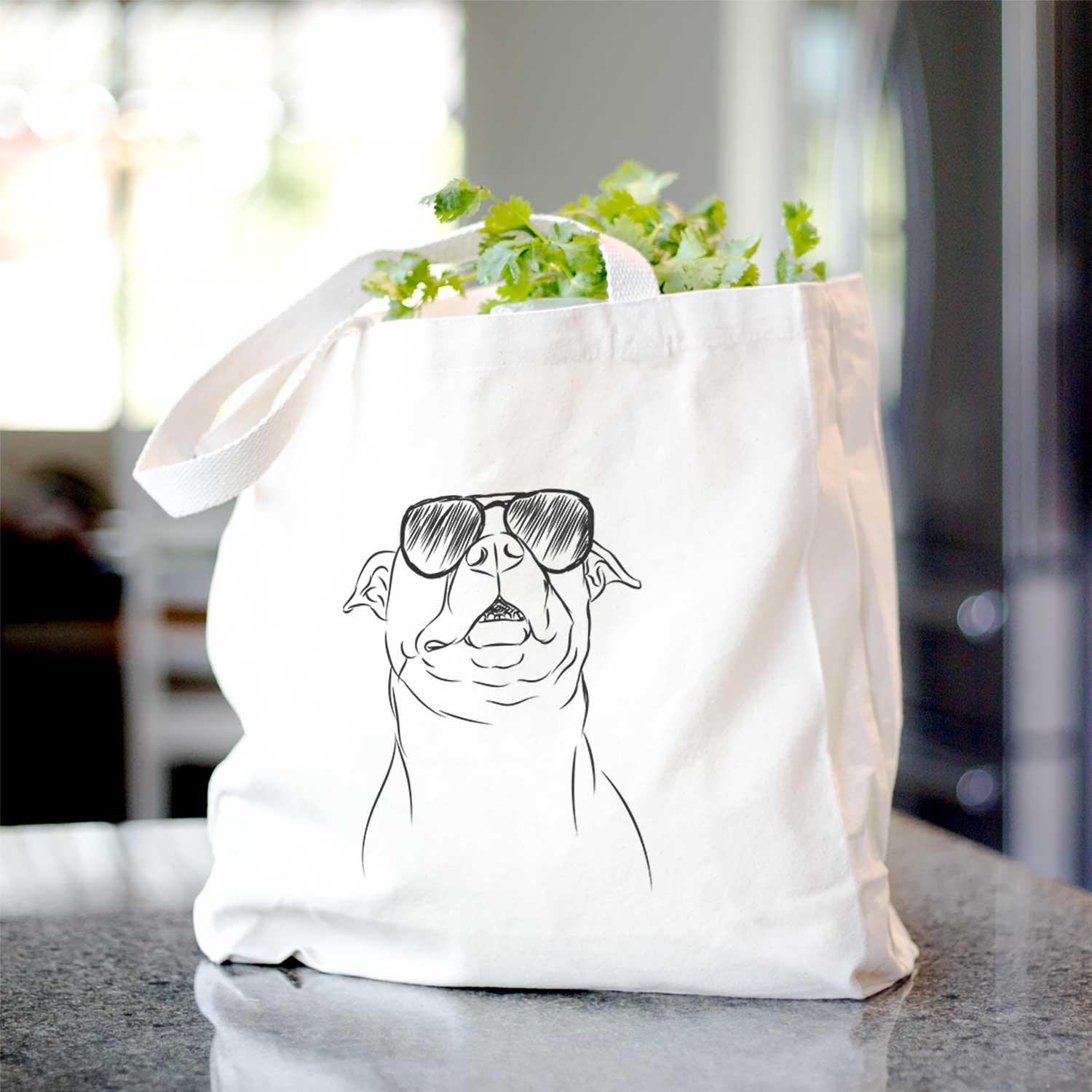 Zada the Pitbull - Tote Bag