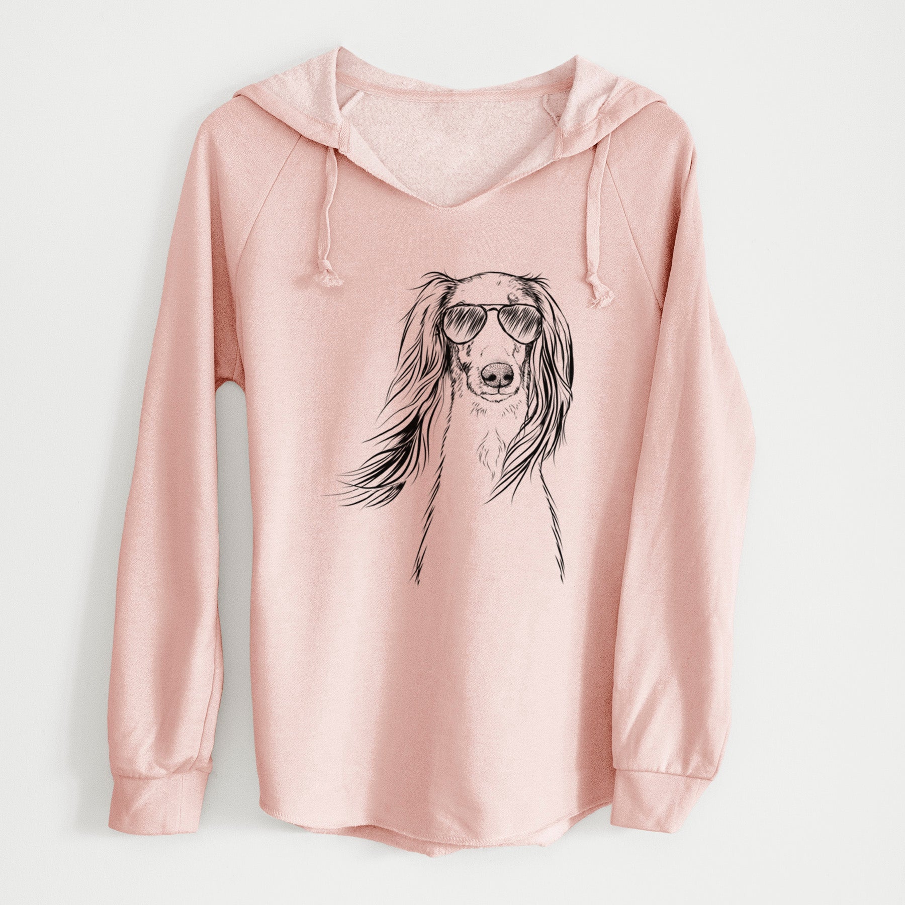 Aviator Zahra the Saluki - Cali Wave Hooded Sweatshirt