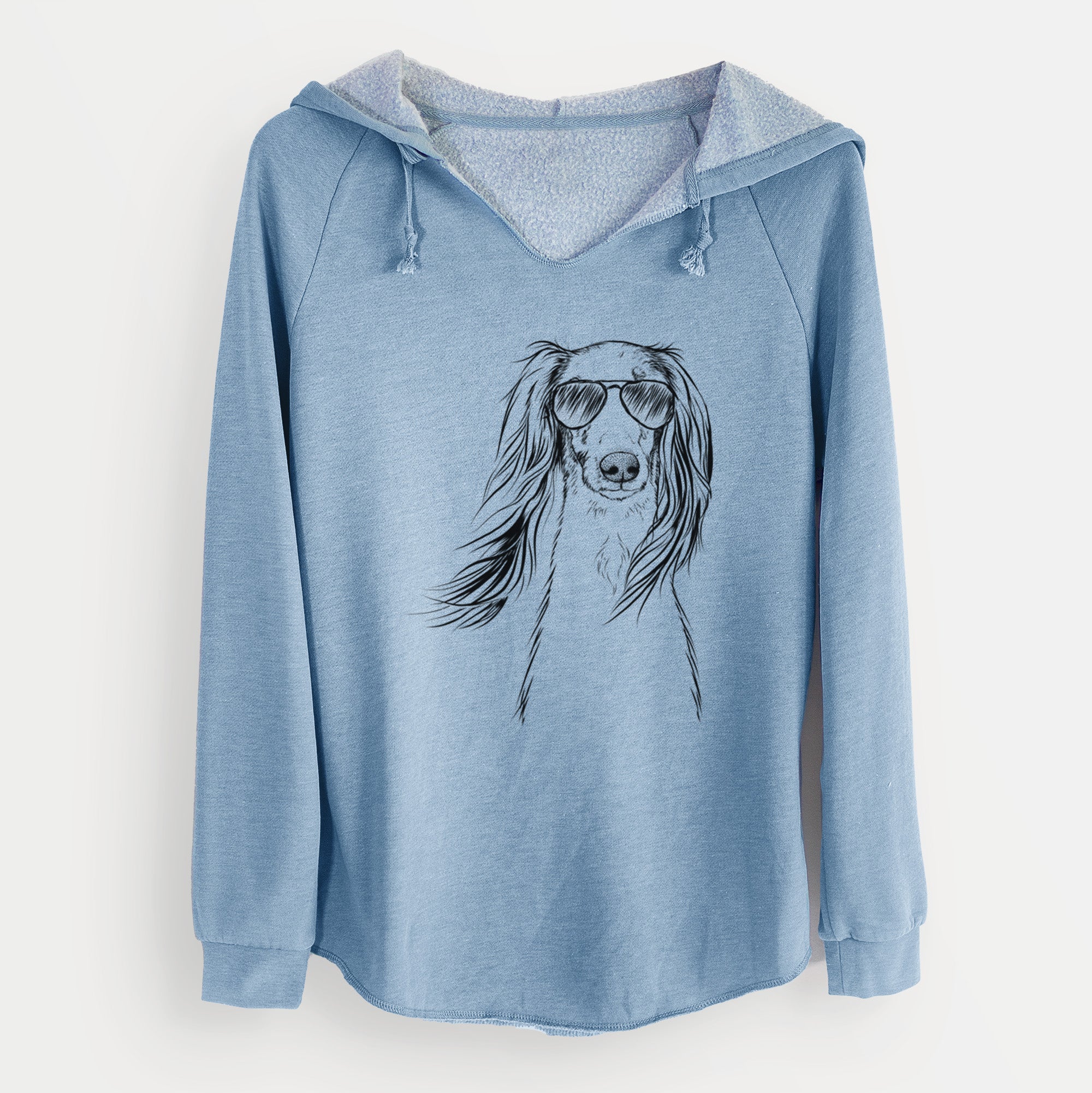 Aviator Zahra the Saluki - Cali Wave Hooded Sweatshirt