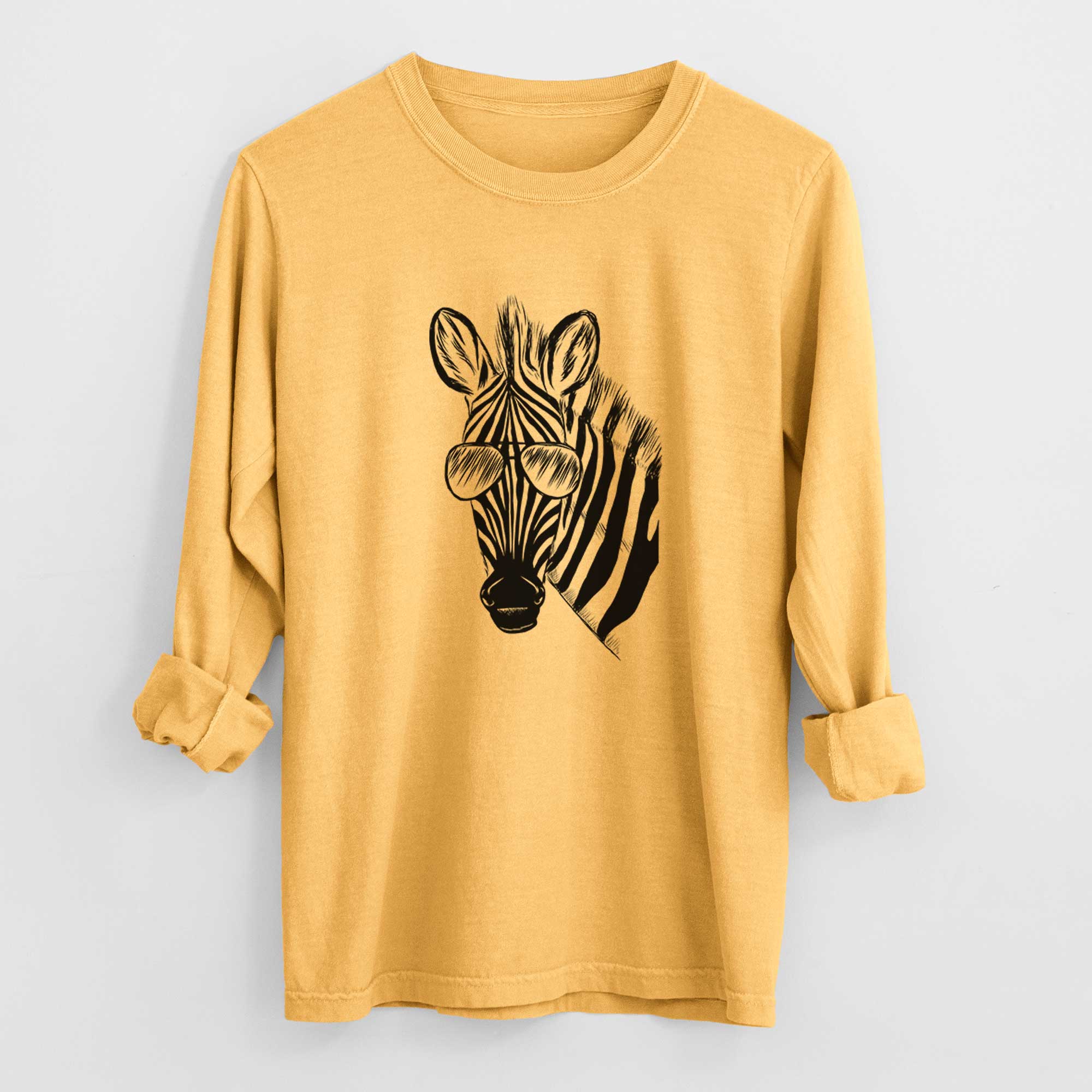 Aviators Zed the Zebra - Heavyweight 100% Cotton Long Sleeve