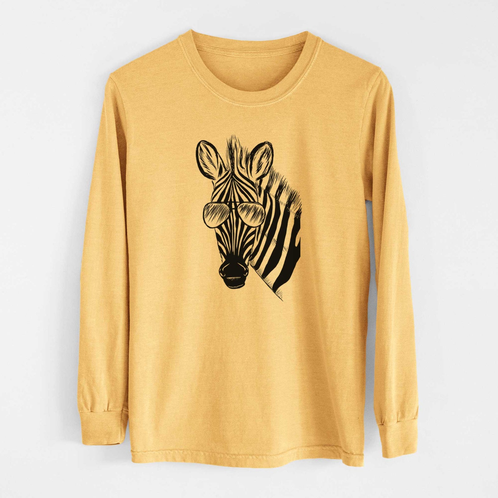 Aviators Zed the Zebra - Heavyweight 100% Cotton Long Sleeve