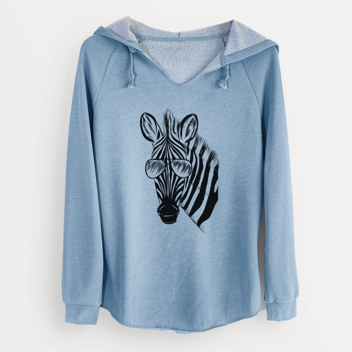 Aviator Zed the Zebra - Cali Wave Hooded Sweatshirt