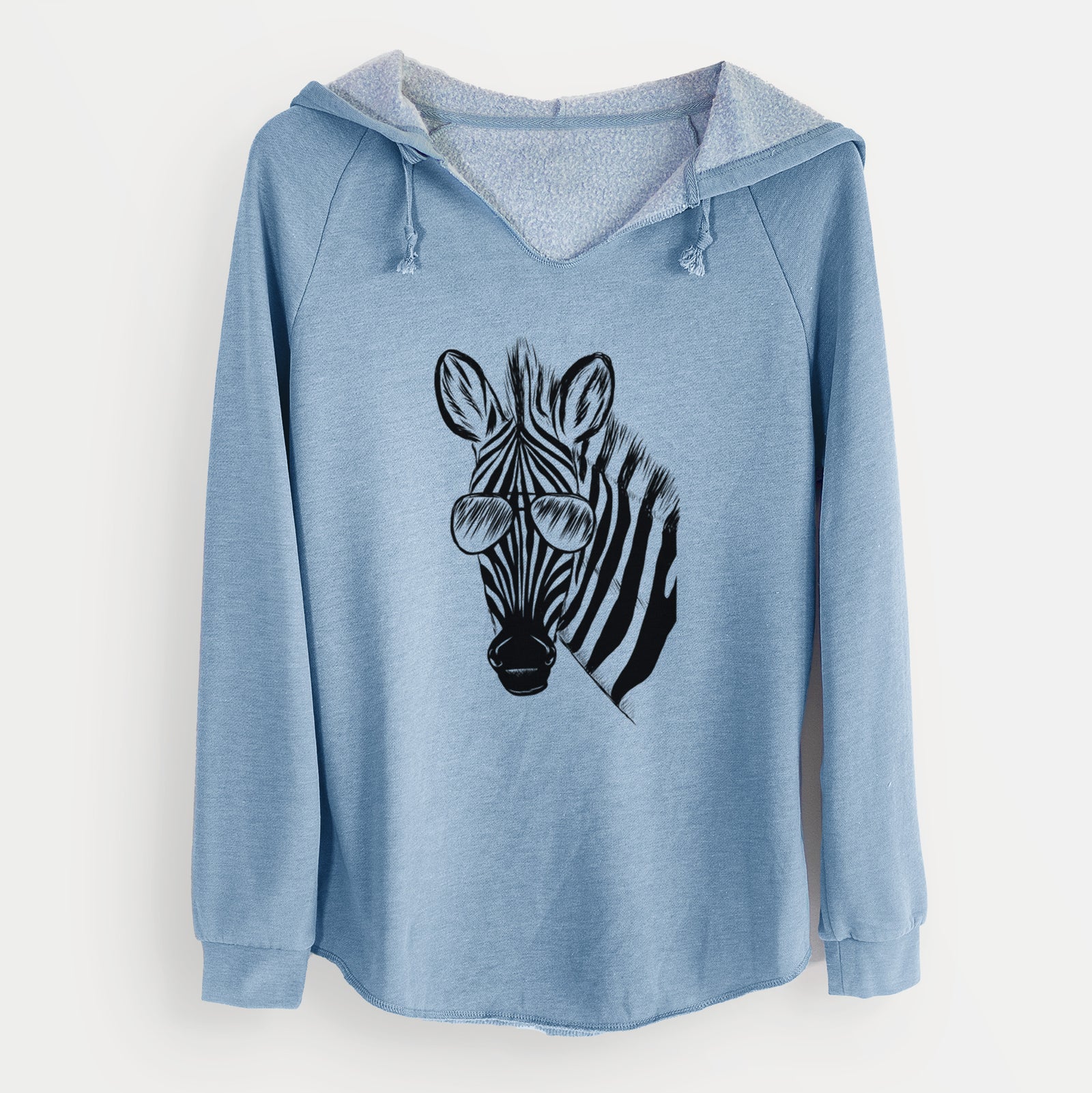 Aviator Zed the Zebra - Cali Wave Hooded Sweatshirt