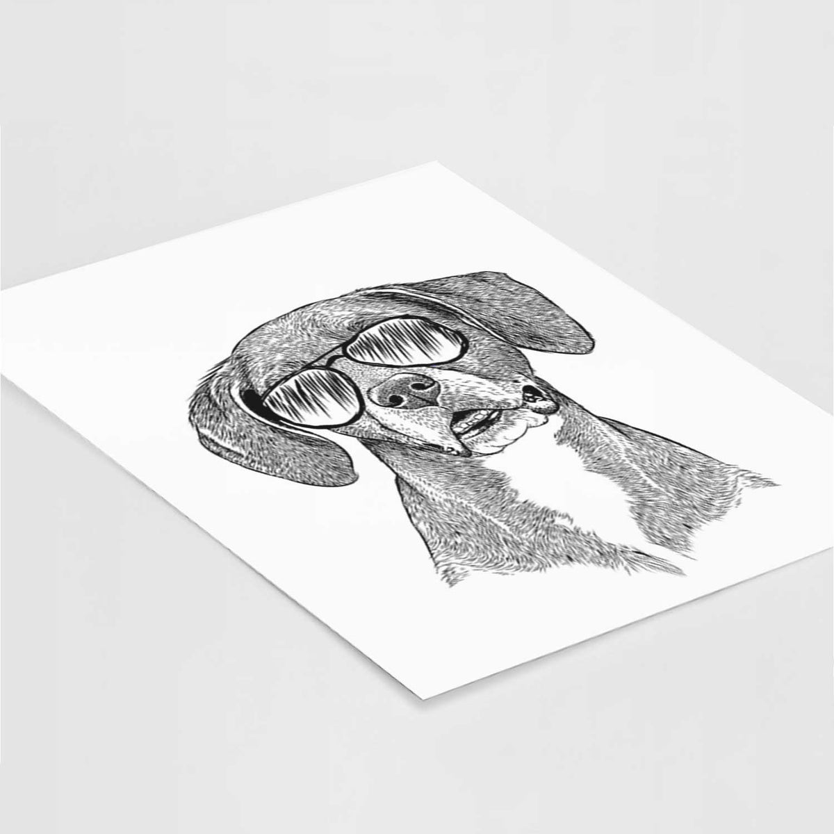 Zeena the Plott Hound Mix Art Print