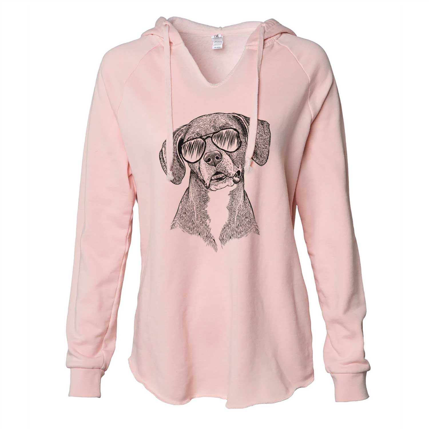 Zeena the Plott Hound Mix - Cali Wave Hooded Sweatshirt