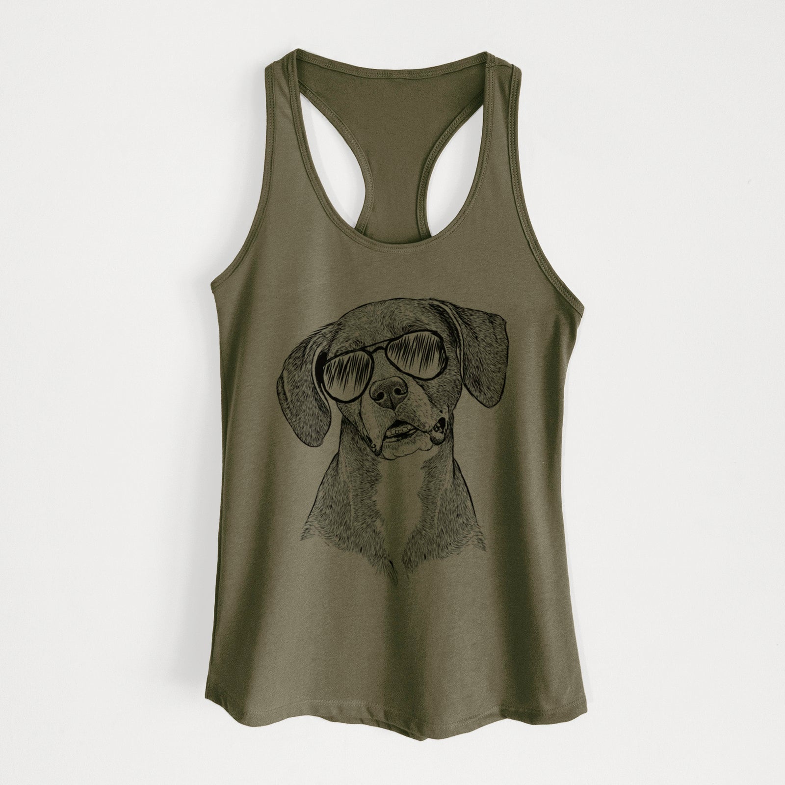 Zeena the Plott Hound Mix - Women's Racerback Tanktop