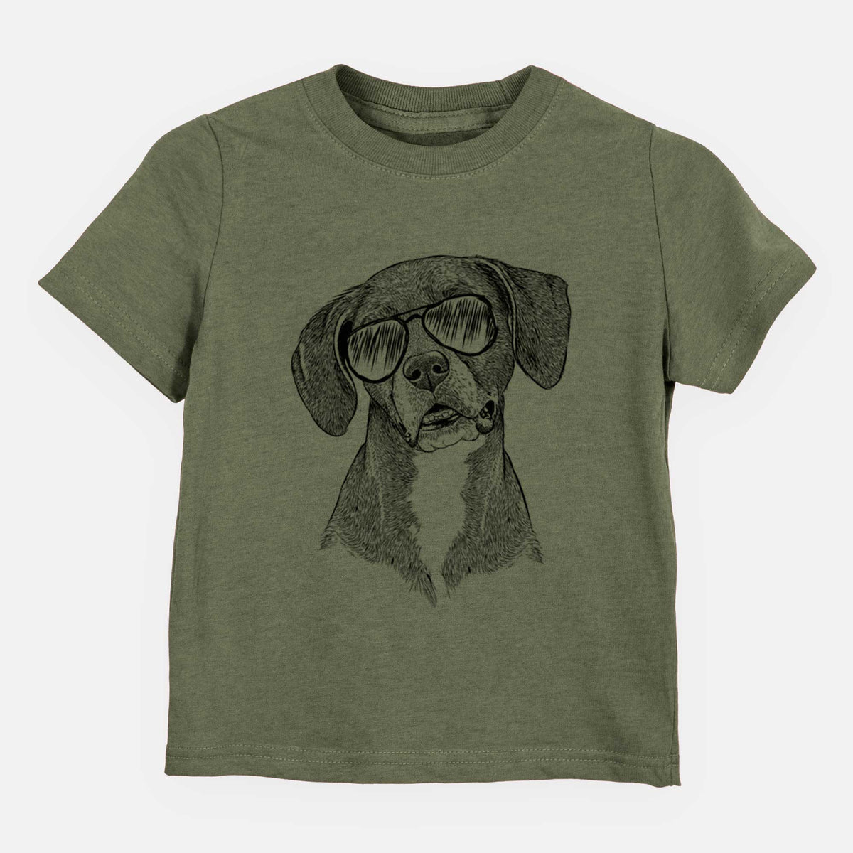 Aviator Zeena the Plott Hound Mix - Kids/Youth/Toddler Shirt