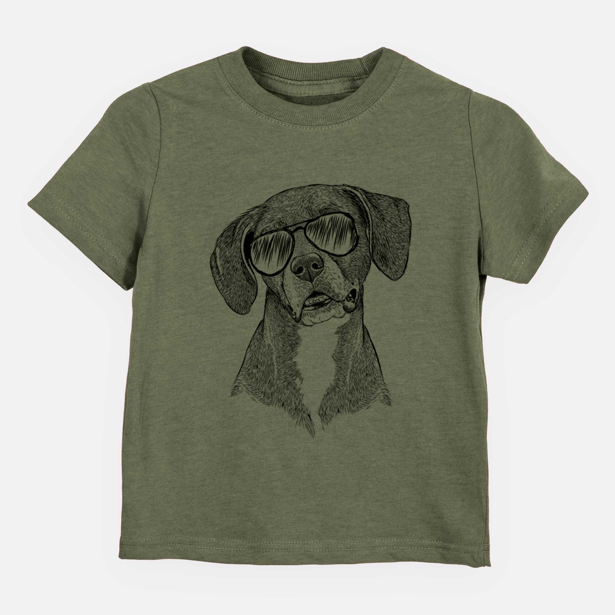 Aviator Zeena the Plott Hound Mix - Kids/Youth/Toddler Shirt