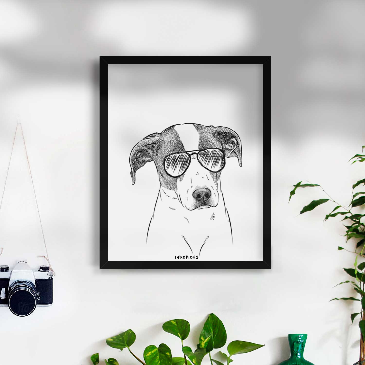 Zephyr the Pointer Mix Art Print