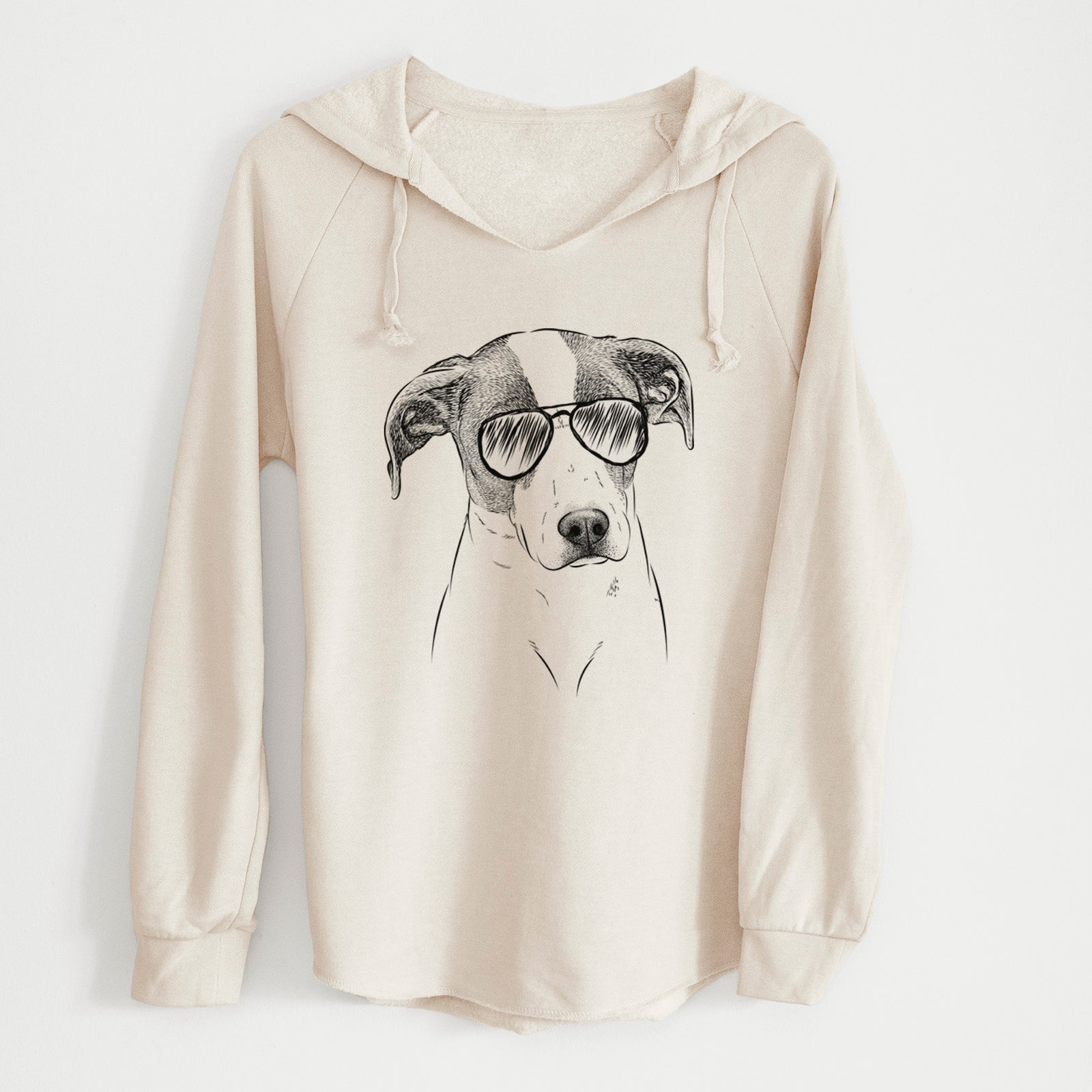 Aviator Zephyr the Pointer Mix - Cali Wave Hooded Sweatshirt