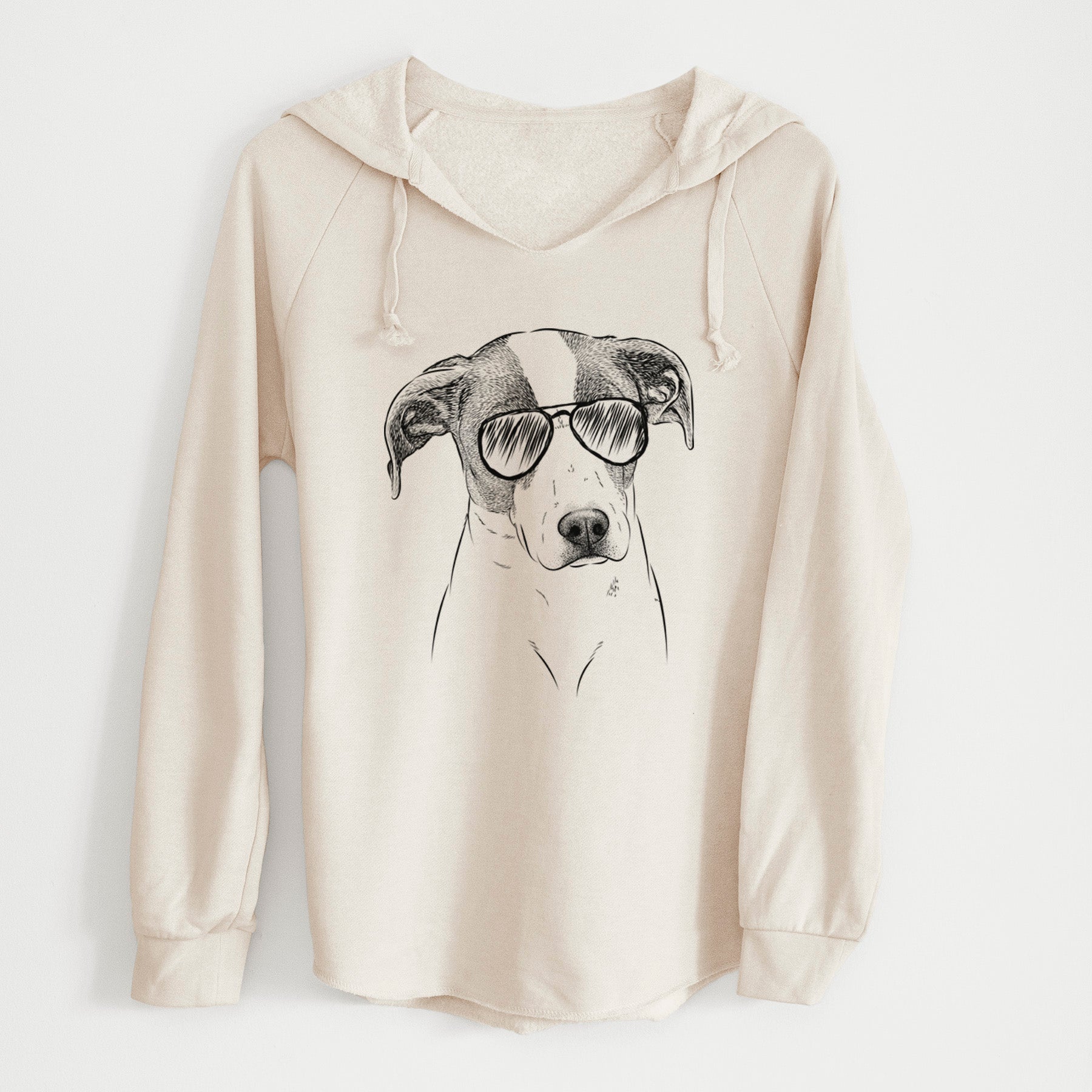 Aviator Zephyr the Pointer Mix - Cali Wave Hooded Sweatshirt