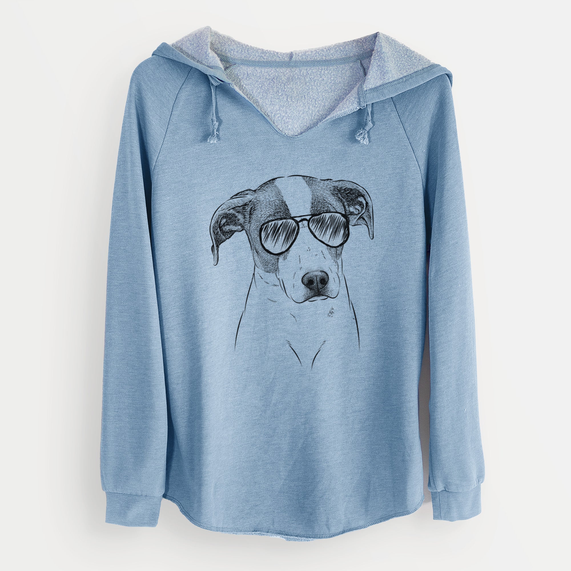 Aviator Zephyr the Pointer Mix - Cali Wave Hooded Sweatshirt