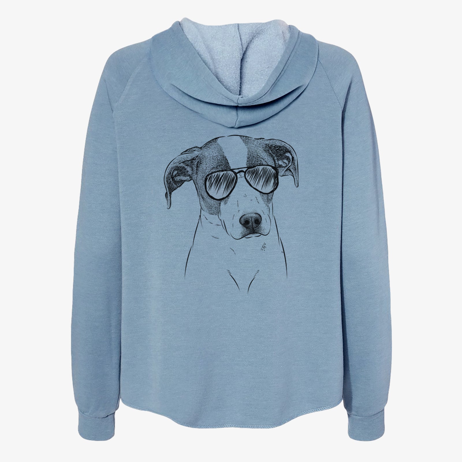 Zephyr the Pointer Mix - Women's Cali Wave Zip-Up Sweatshirt
