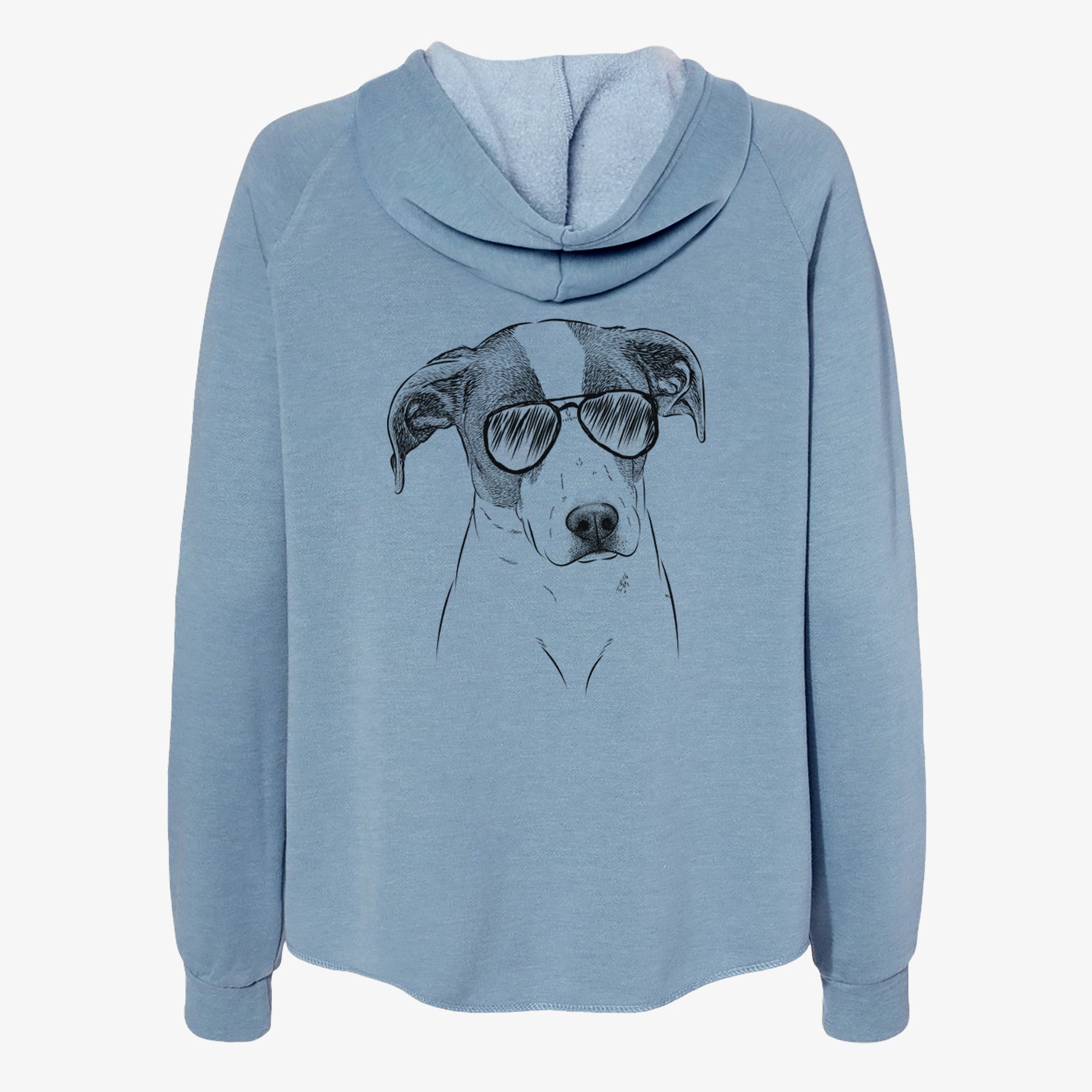 Zephyr the Pointer Mix - Women's Cali Wave Zip-Up Sweatshirt