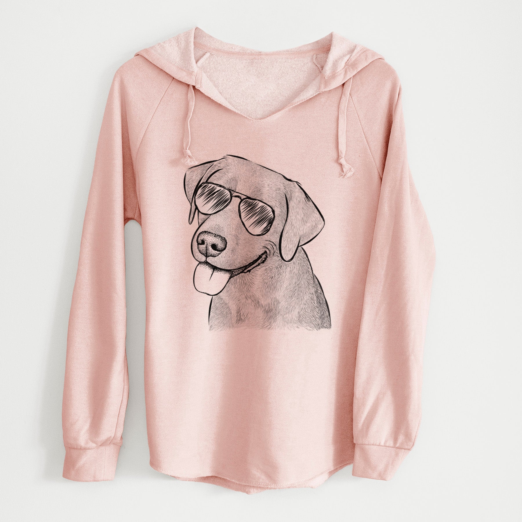 Aviator Zeppelin the Black Labrador - Cali Wave Hooded Sweatshirt