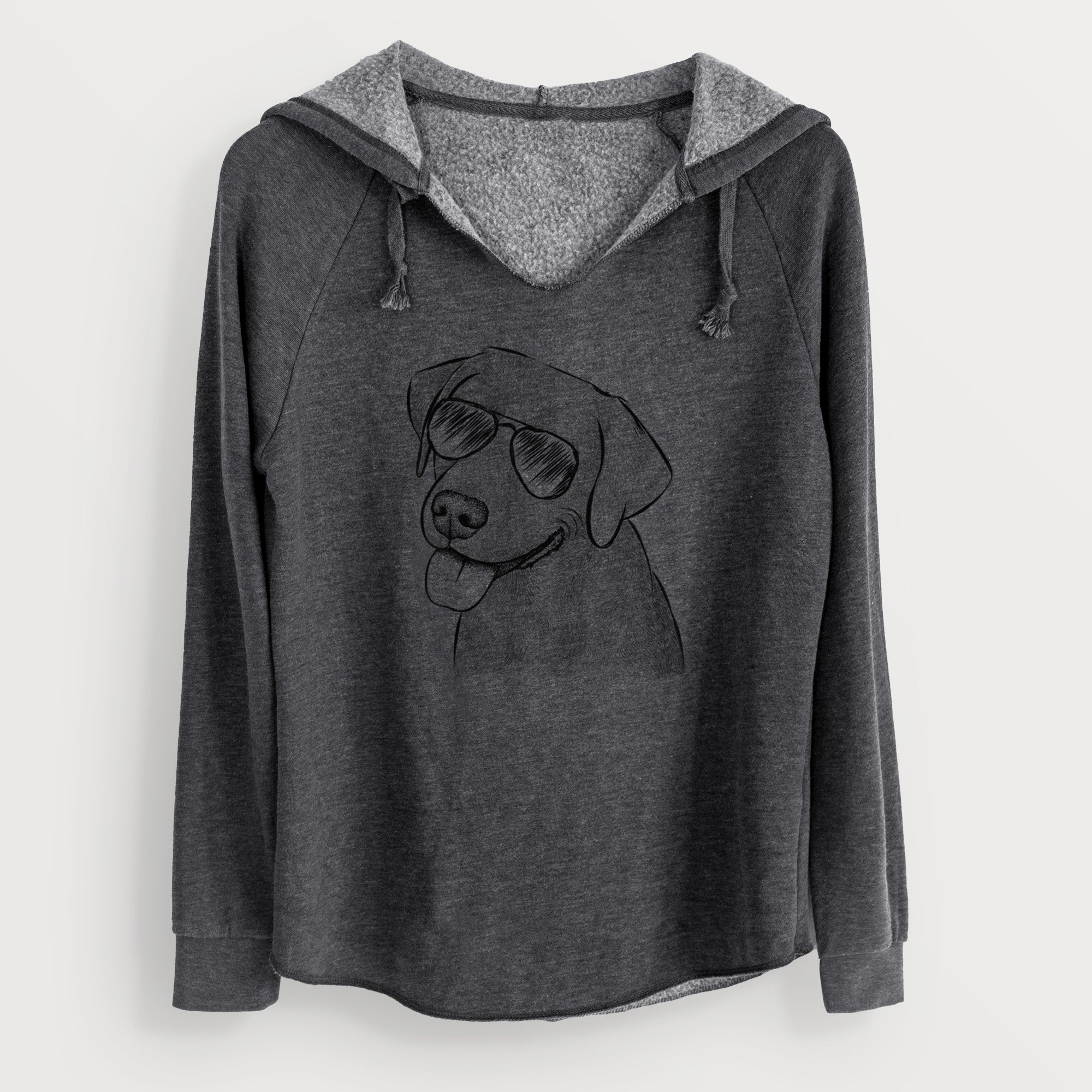 Aviator Zeppelin the Black Labrador - Cali Wave Hooded Sweatshirt