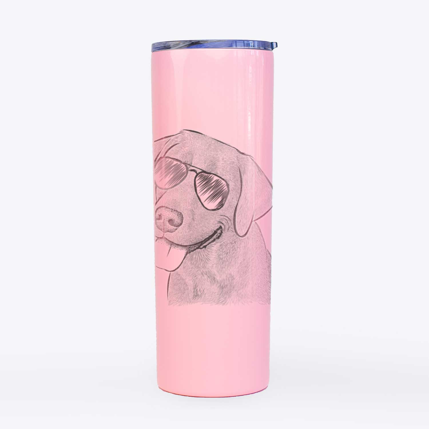 Zeppelin the Black Labrador - 20oz Skinny Tumbler